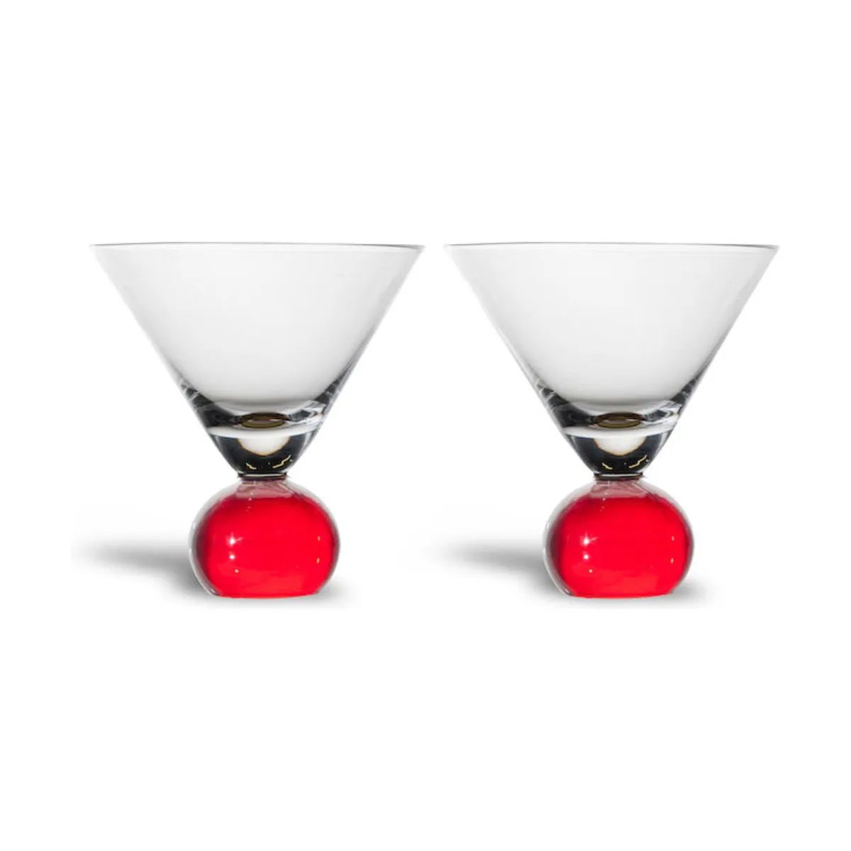 ByOn Vandglas Spice Glas - 2 stk. i Red, 1