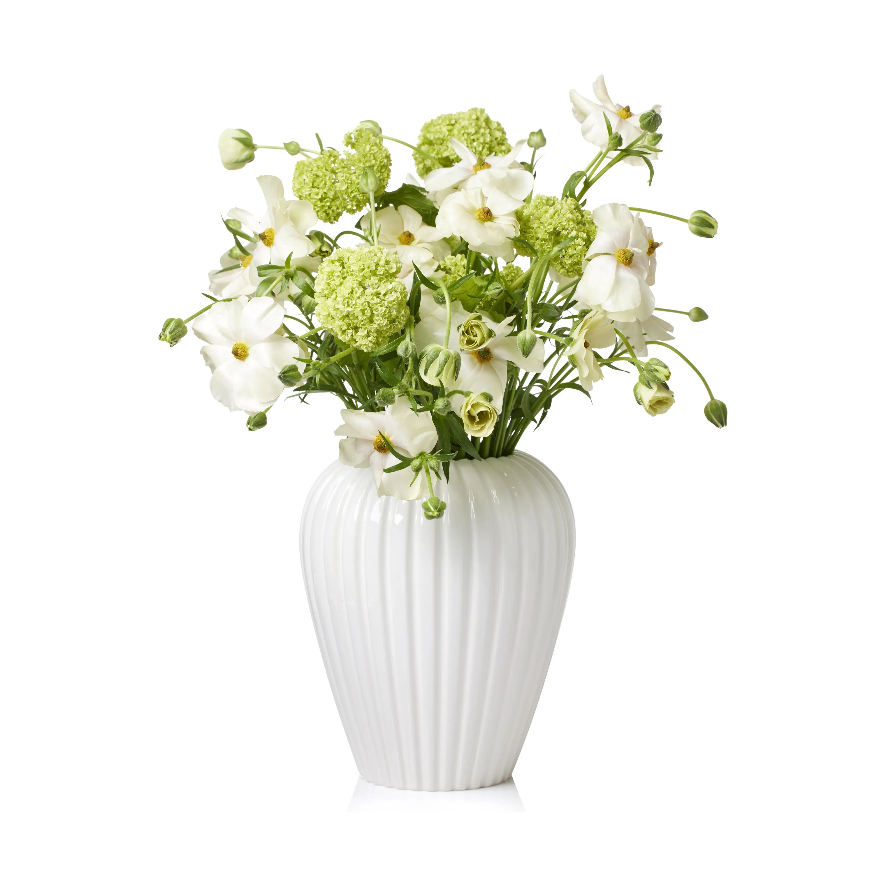 erik bagger a/s Vaser Eslau Lilje Vase i hvid, 20 cm, 4