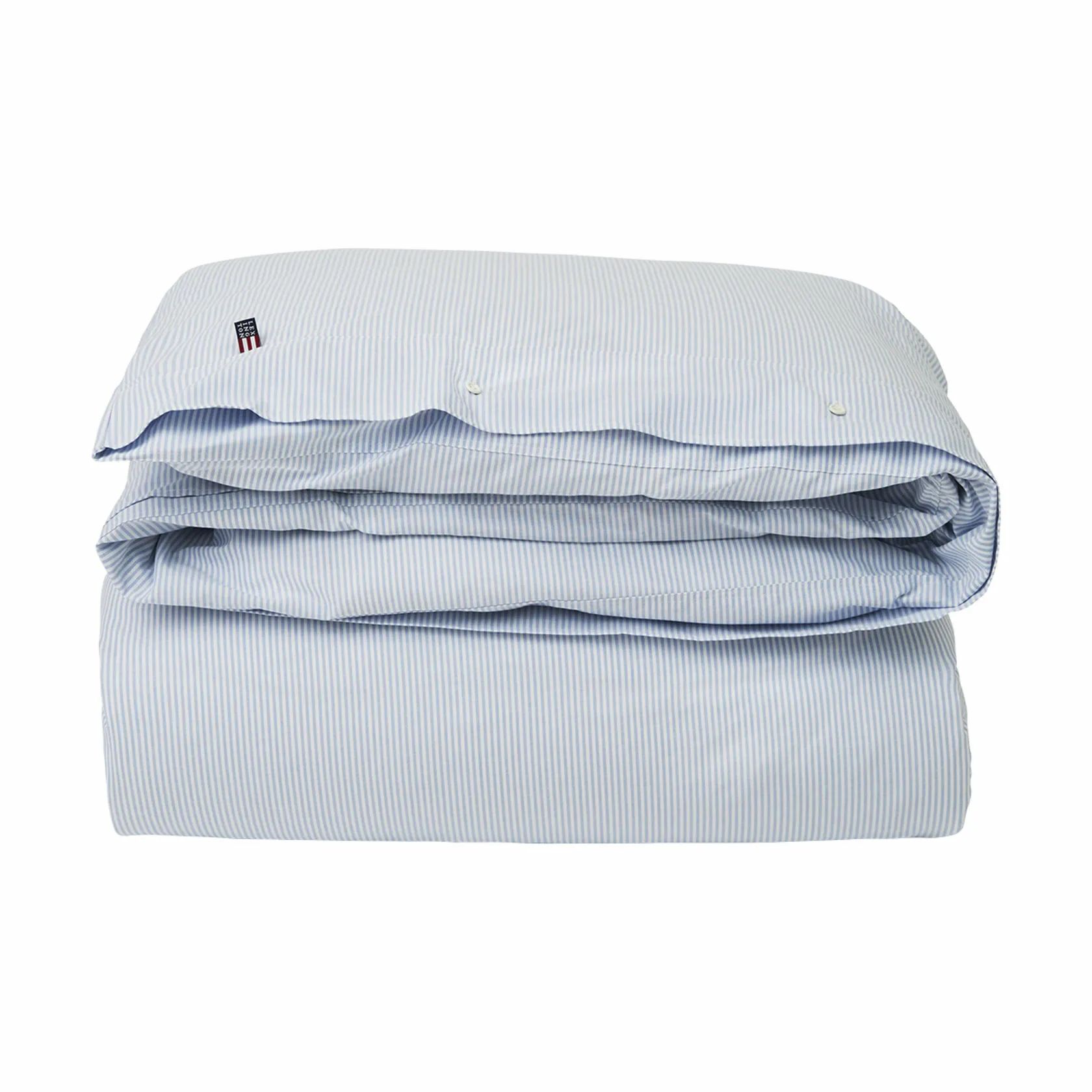 Lexington Sengetøj Icons Pin Point Dynebetræk i Blue/White, B140 x L220 cm, 1