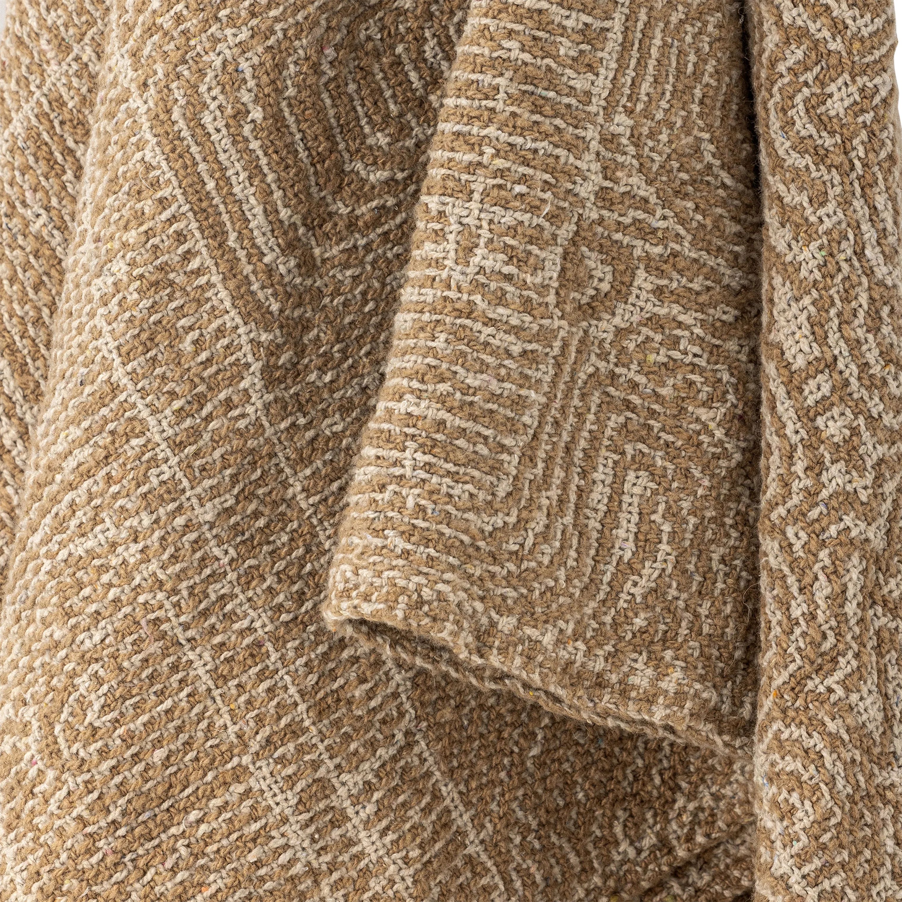Bloomingville Plaider Bresso Plaid i Brun, 2