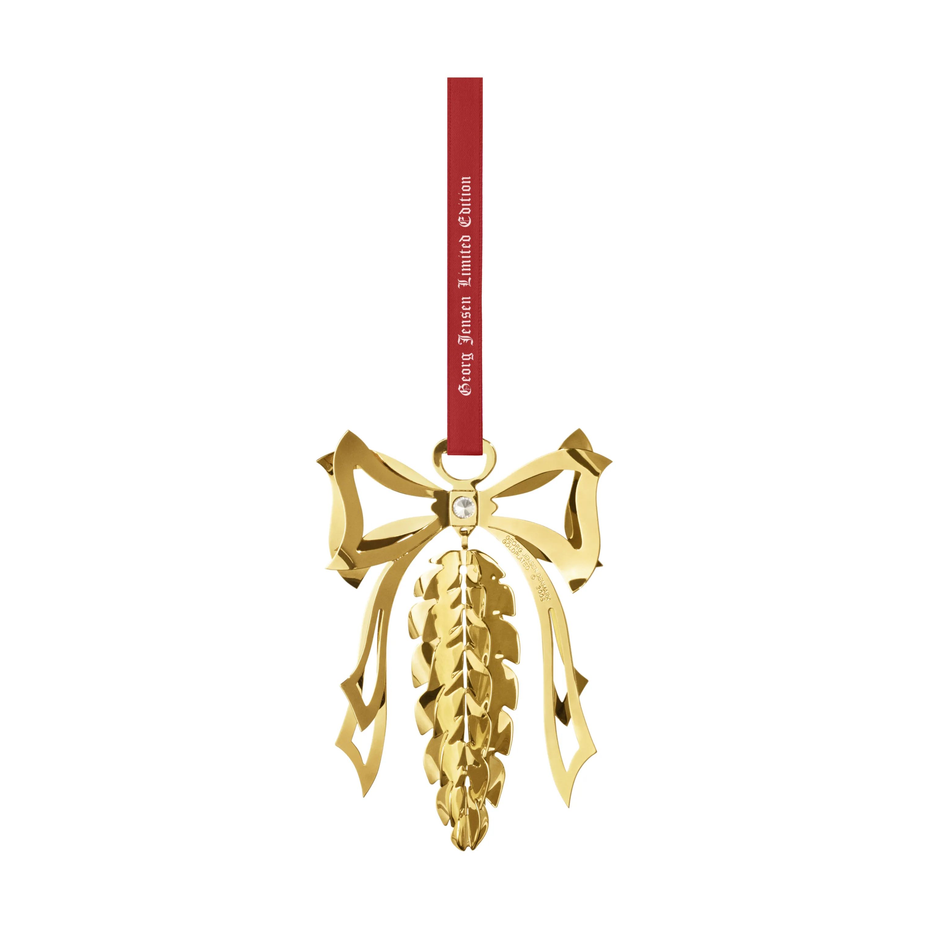 Georg Jensen Juleophæng Christmas Collectibles CC 2005/2025 Juleuro i Guldfarvet, 1