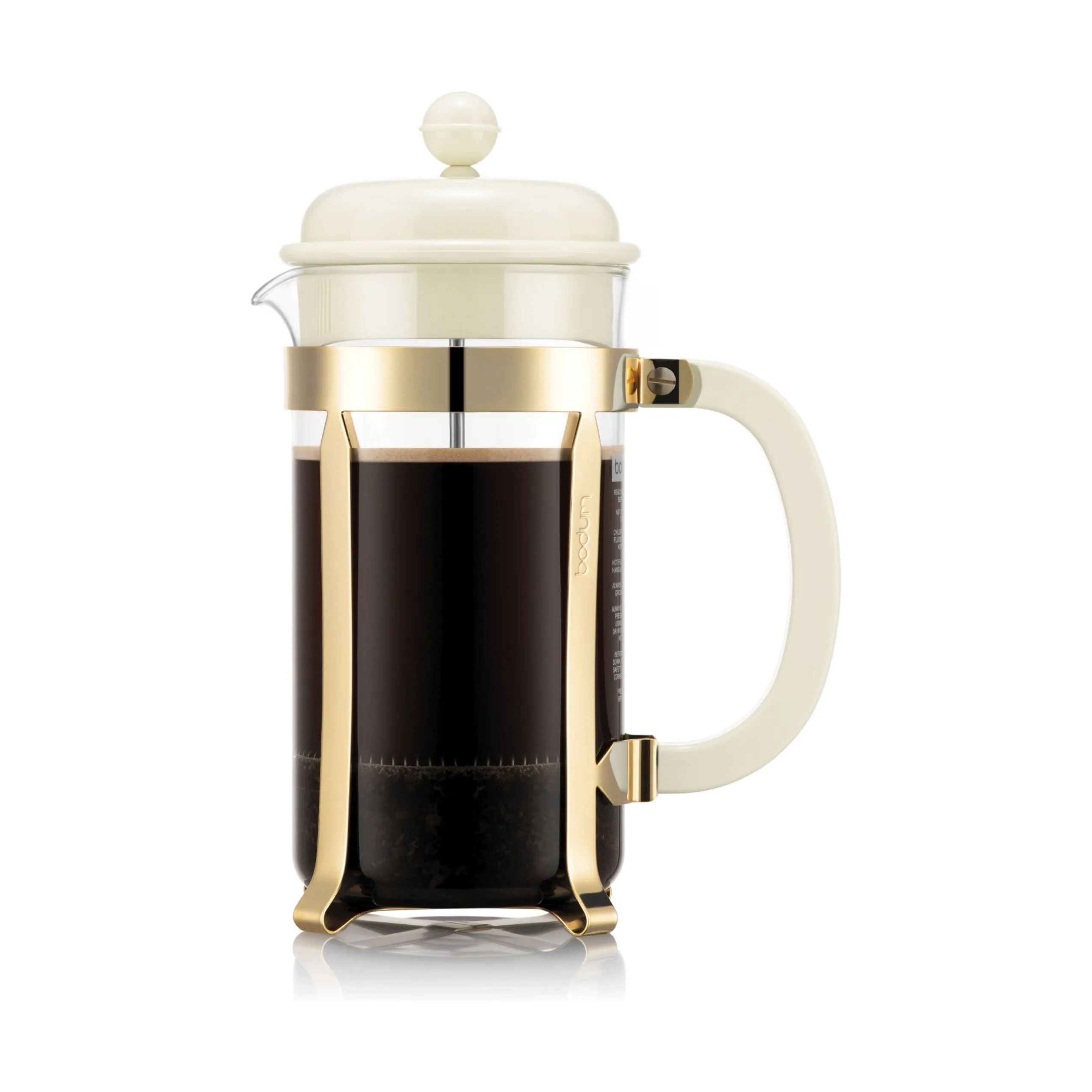 Bodum Stempelkander Caffettiera Stempelkande i Creme/guldfarvet, 1 L, 1