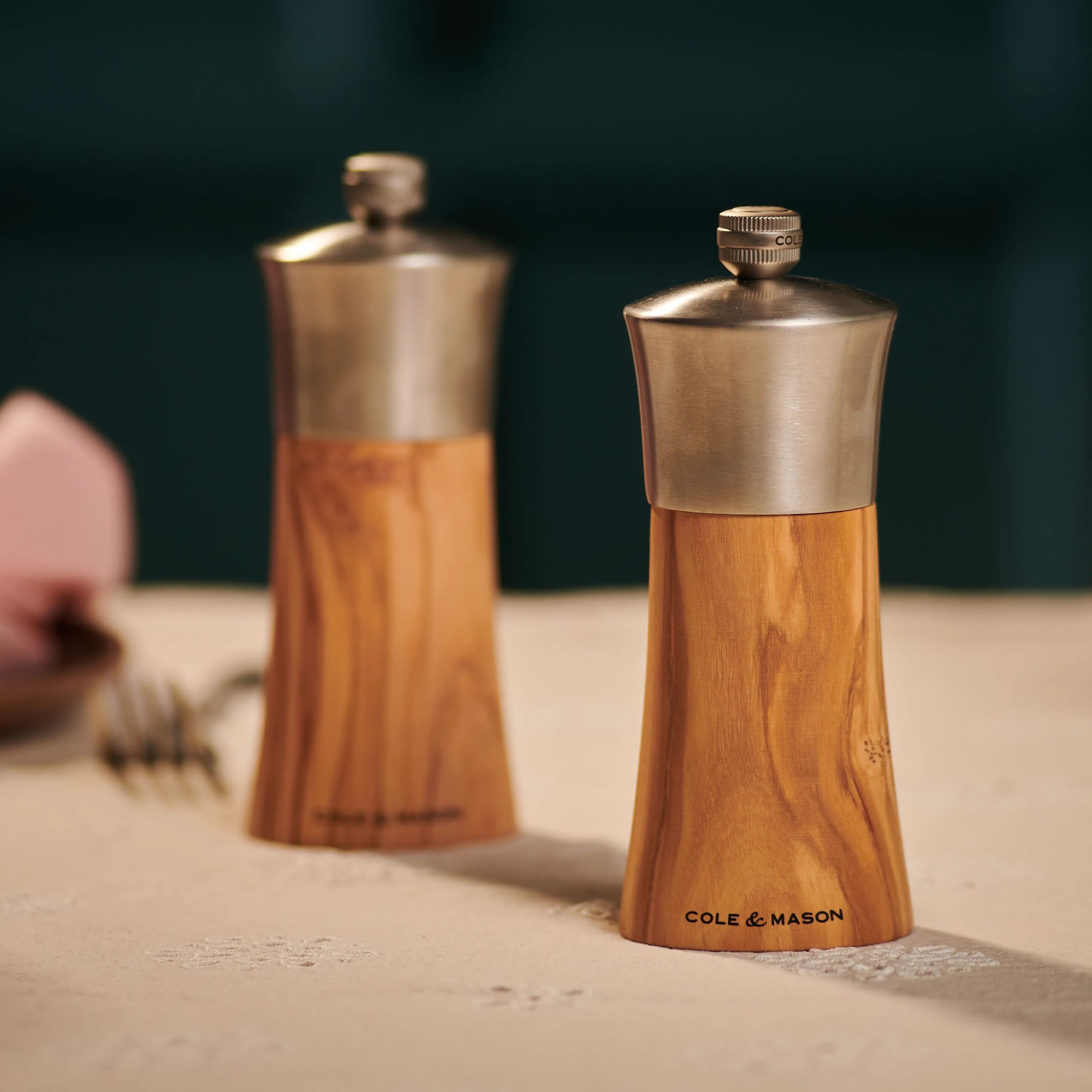 Cole&Mason Saltkværne Bromley Saltkværn i Olive Wood, 6