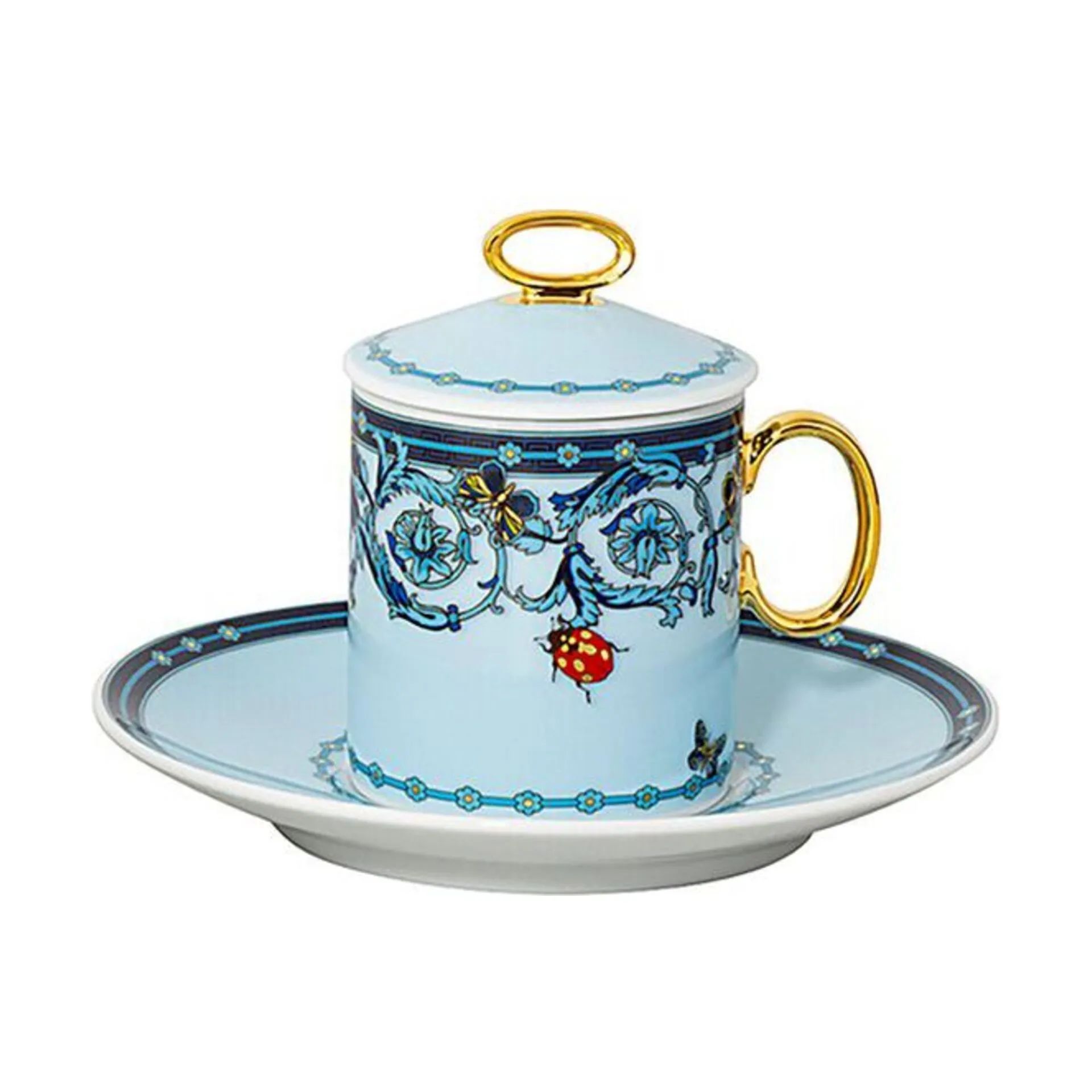 Versace Espressokopper Le Jardin Espressosæt - 3 dele i Blue, 1