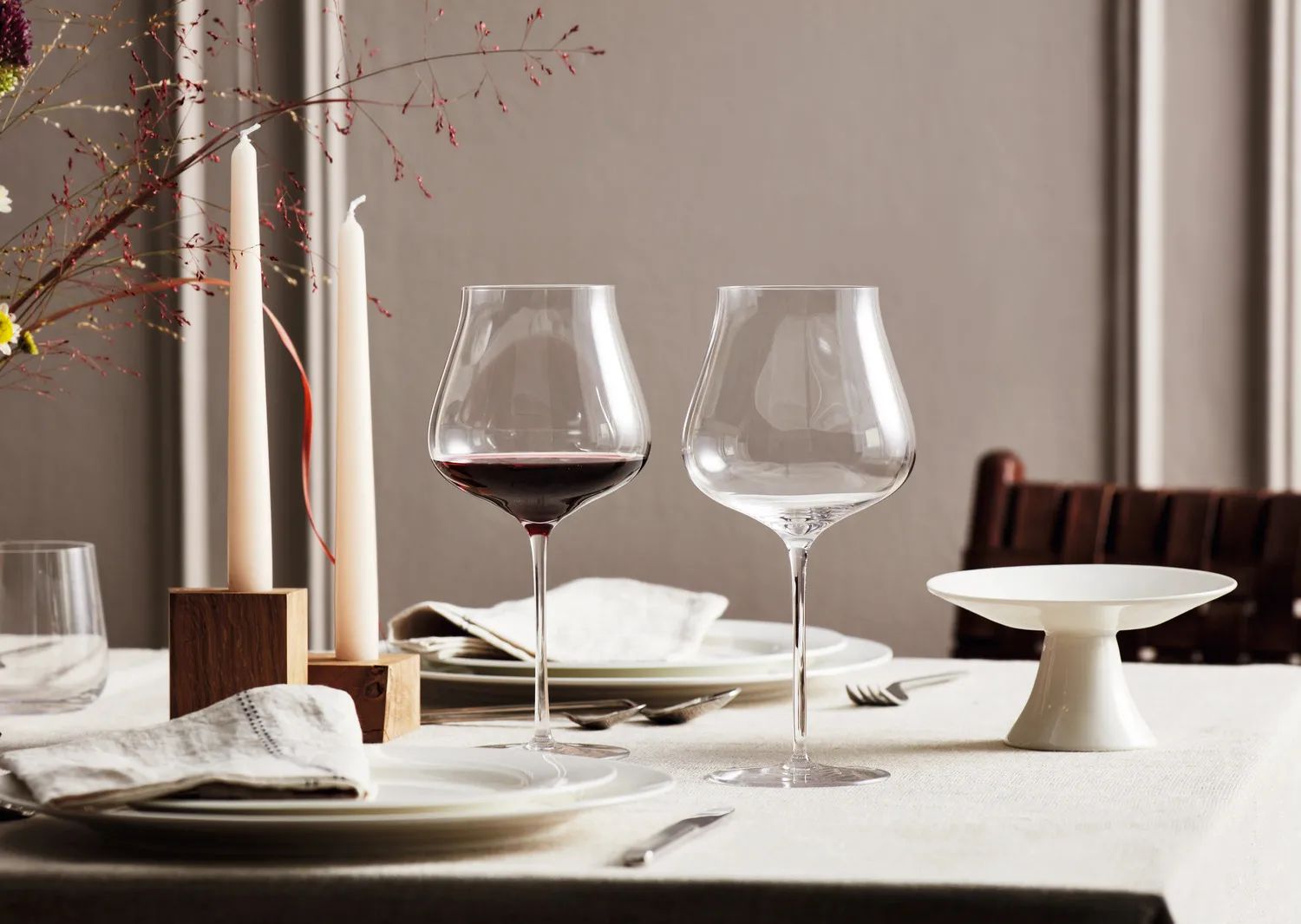 Leonardo Rødvinsglas BRUNELLI Bourgogneglas - 6 stk. i Klar, 2