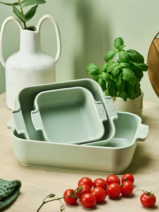 Peugeot Ovnfaste fade Appolia Ovnfast Fad i Grøn, B13 x L22 cm, 2