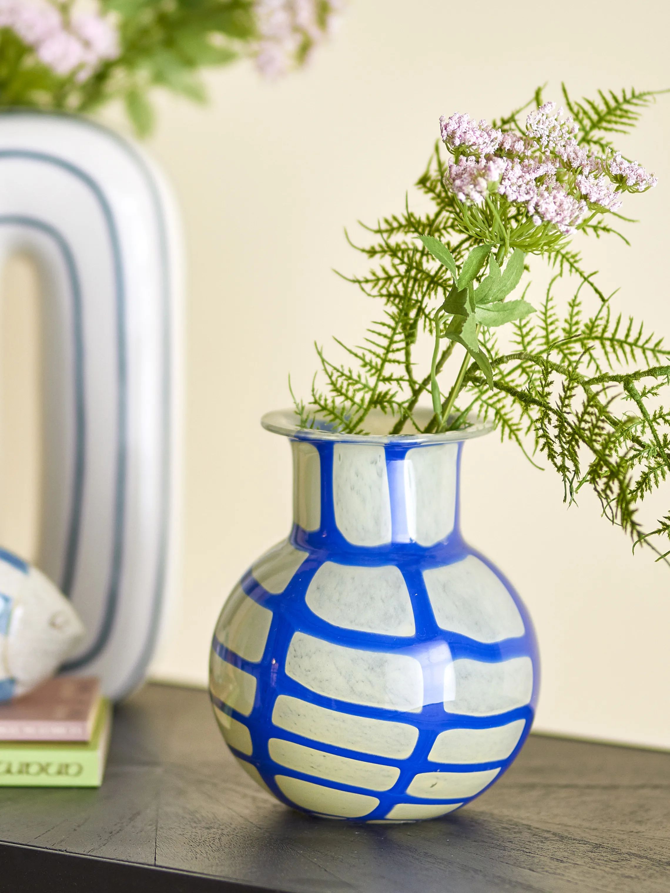 Bloomingville Vaser Kiran Vase i Blå, 2