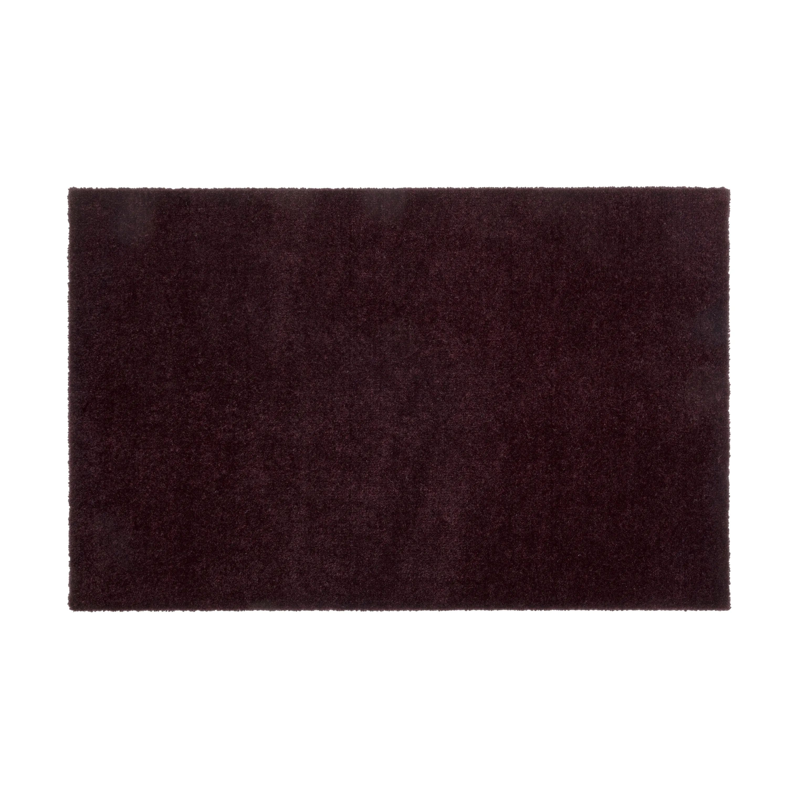 Tica Copenhagen Dørmåtter Uni Color Unicolor Gulvmåtte i Bordeaux, B60 x L90 cm, 1