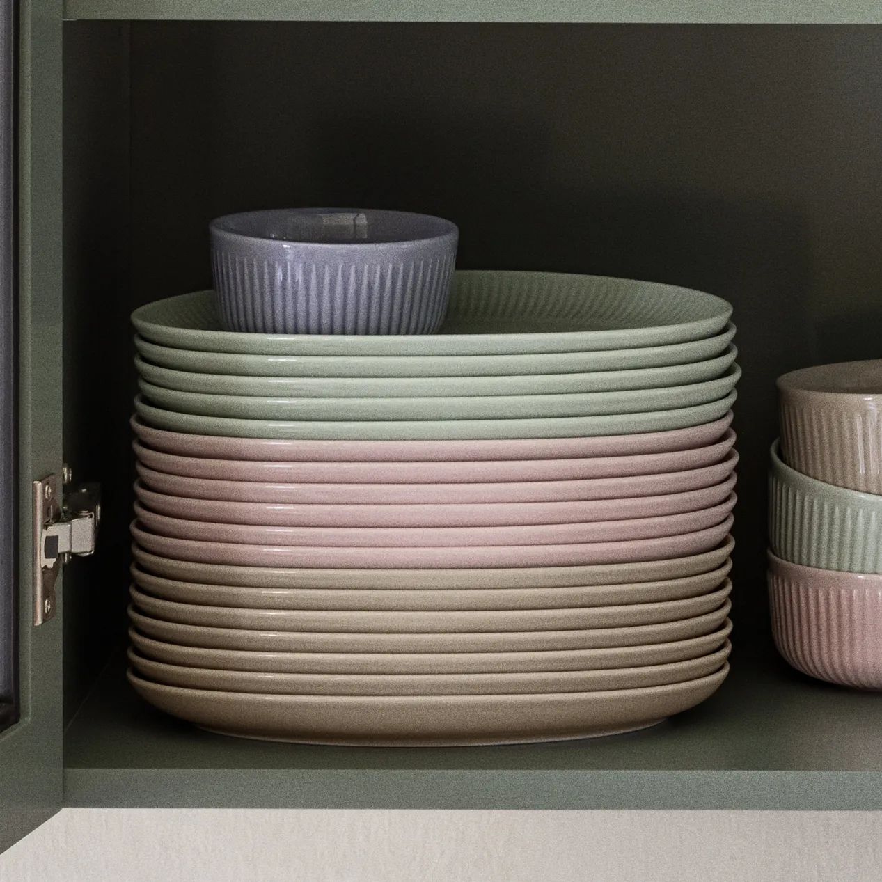 Eva Trio Frokosttallerkener Legio Nova Palette Oval Tallerken i Beige, 3