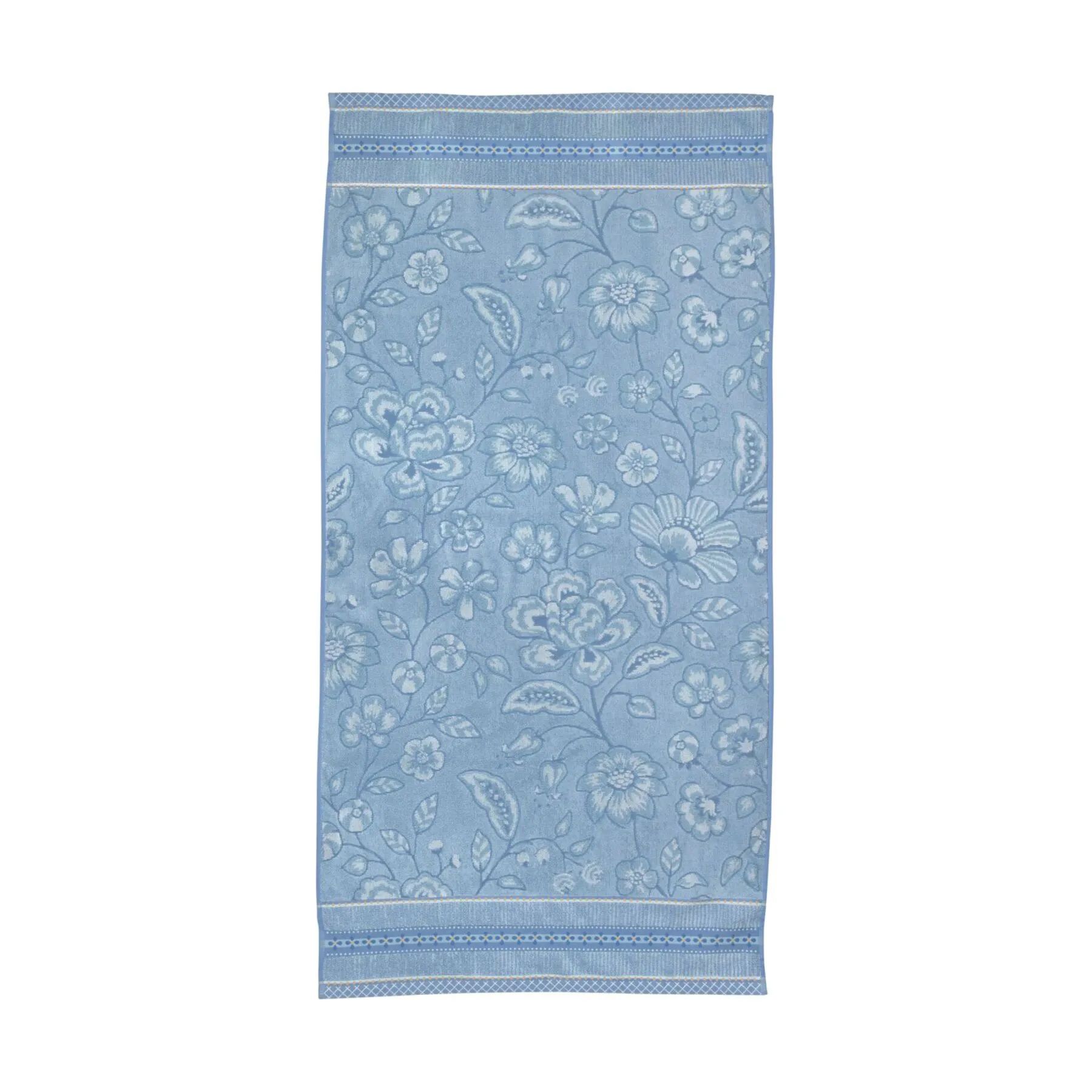 PIP Studio Håndklæder Jasmin Jacquard Håndklæde i Light Blue, B70 x L140 cm, 1