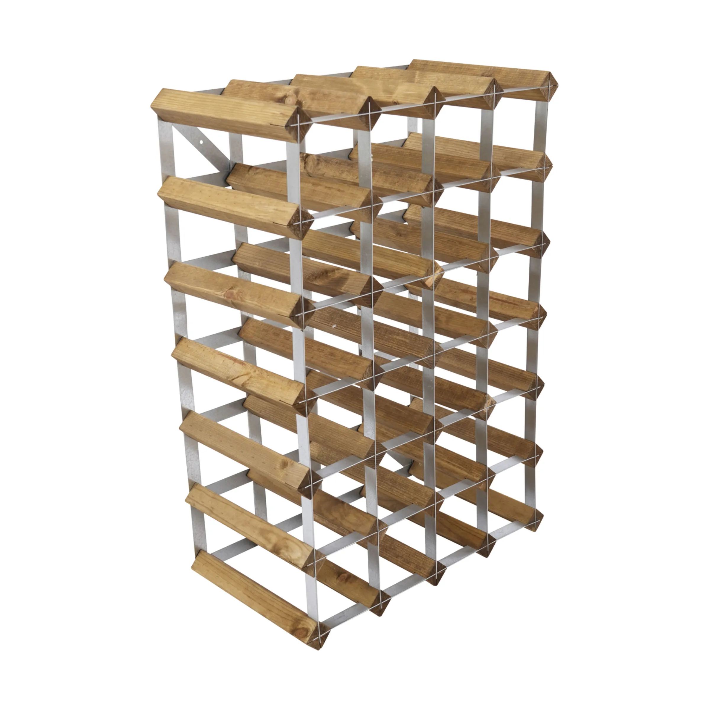 Traditional Wine Racks Vinreoler Vinreol i Lys Egetræ, 1