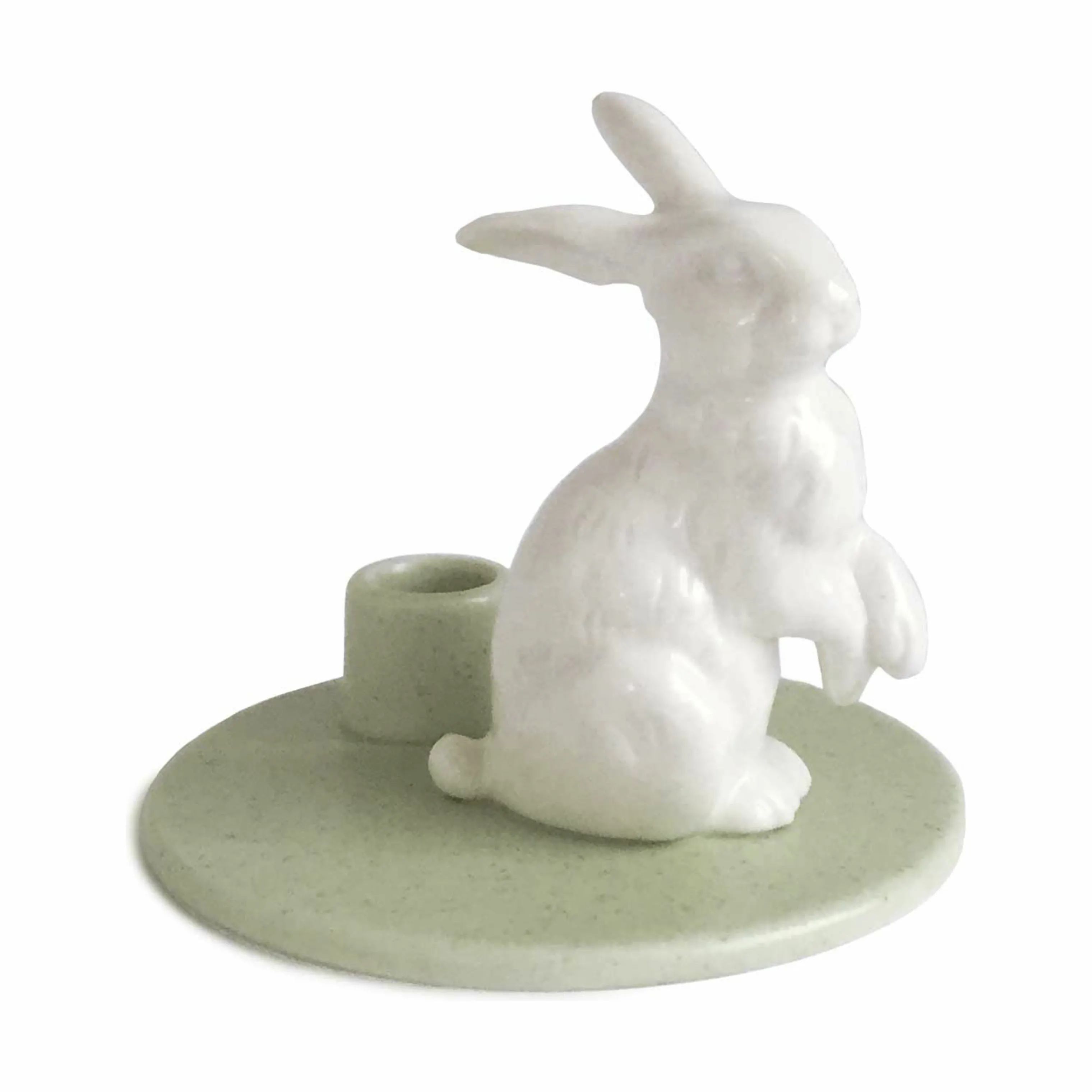 Dottir Kronelysestage Sweet Stories Hare Lysestage i Sage, 8 cm, 1