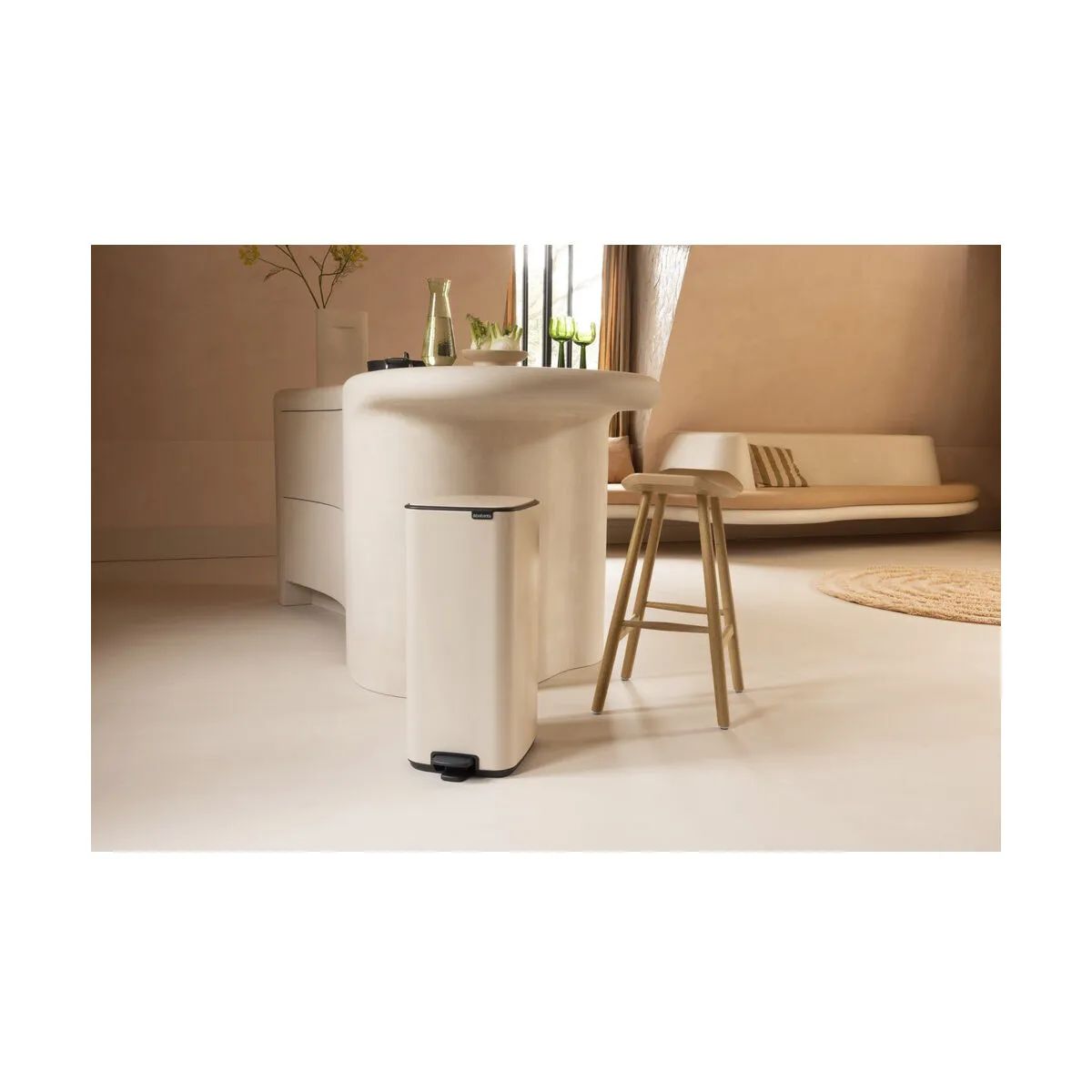 Brabantia Pedalspande Bo Pedalspand i Soft beige, 30 L, 3