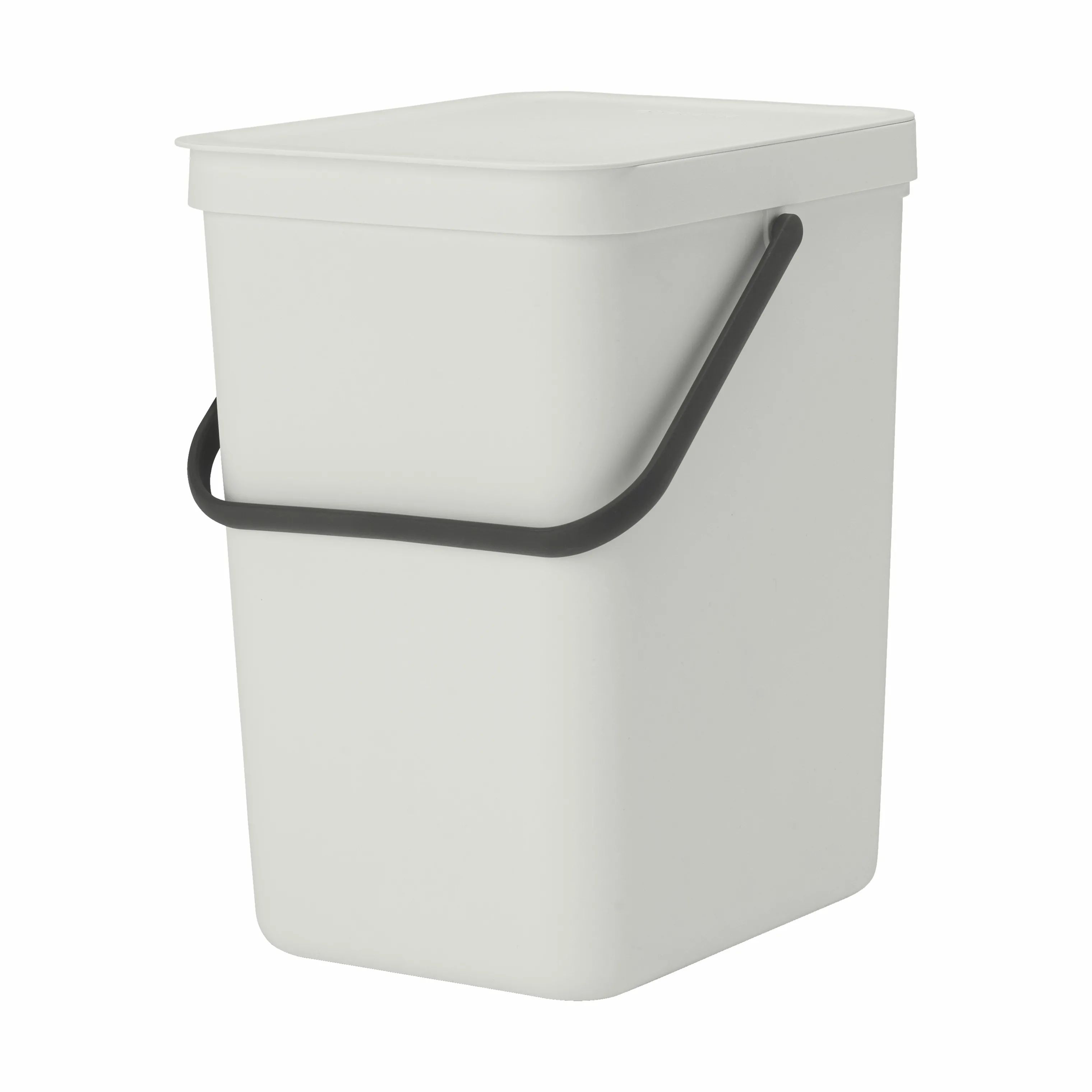 Brabantia Spande uden pedal Sort & Go Affaldsspand i Light Grey, 25 L, 1