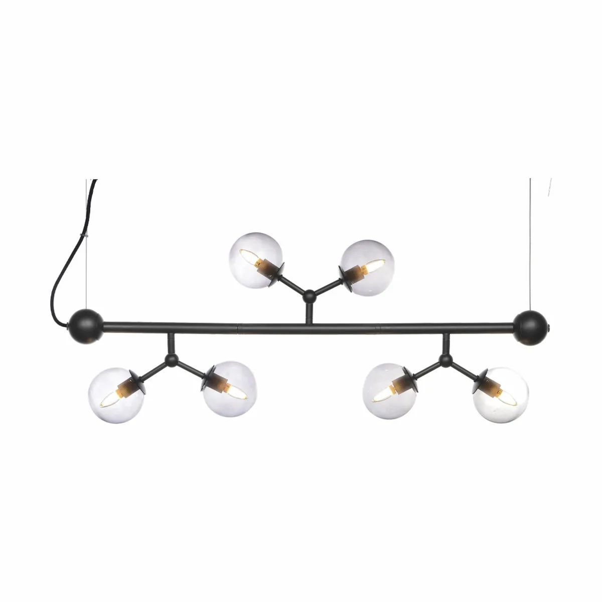 Halo Design Pendler Atom Langbordspendel i Smoke, 80 cm, 1