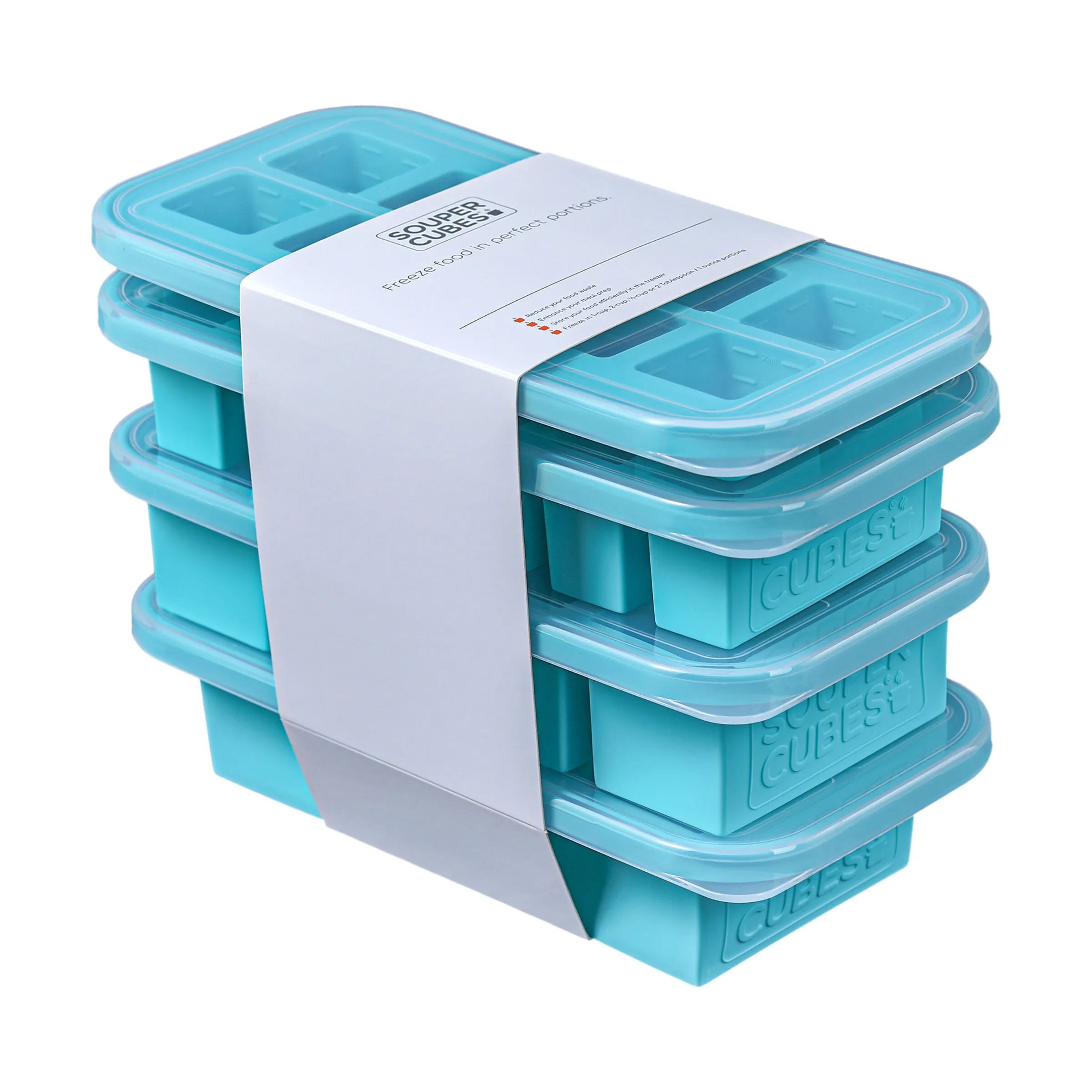 Souper Cubes Isterningebakker Frysebakke - 4 stk i Blå, 1