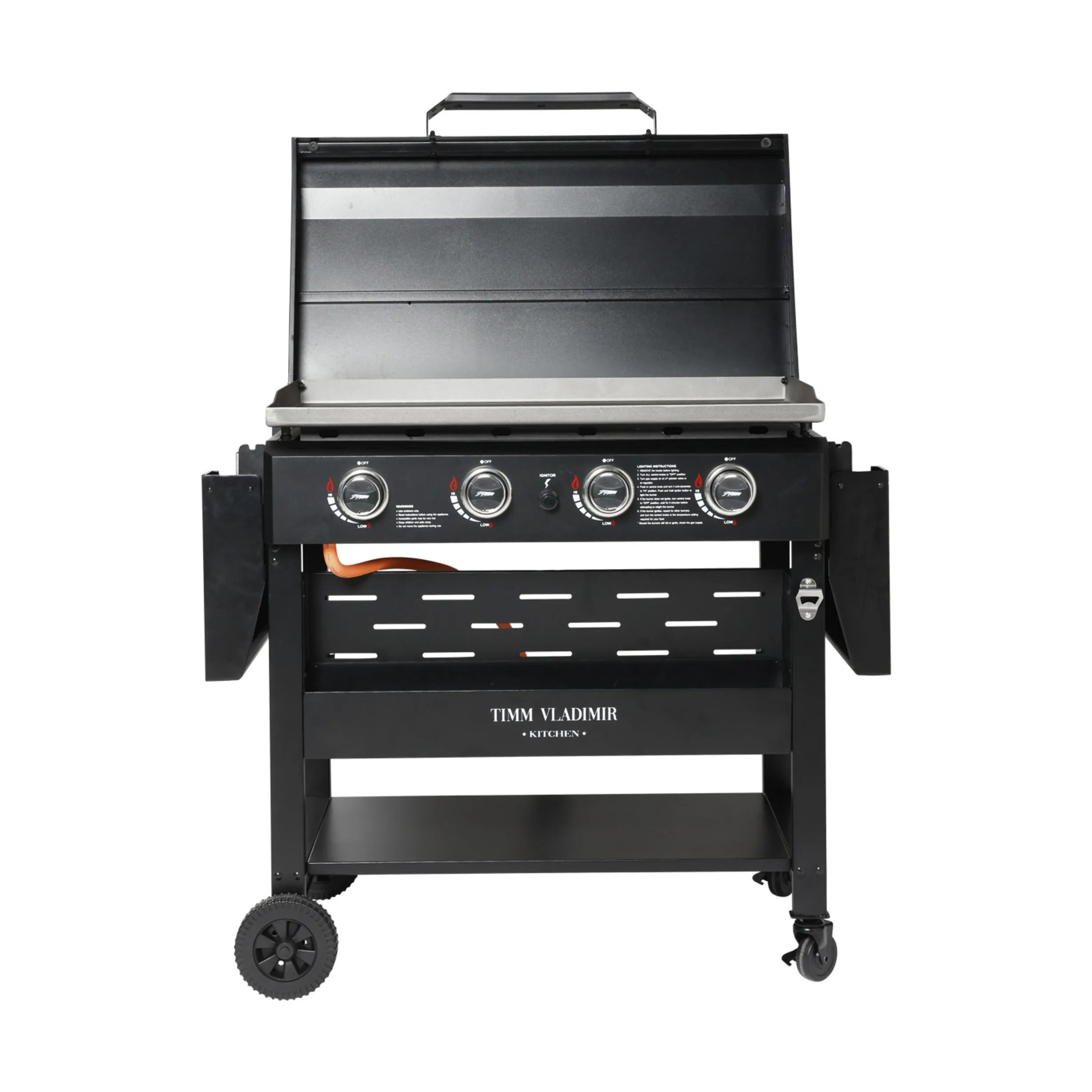 Timm Vladimir Kitchen plancha grill Plancha Gasgrill i sort, 9