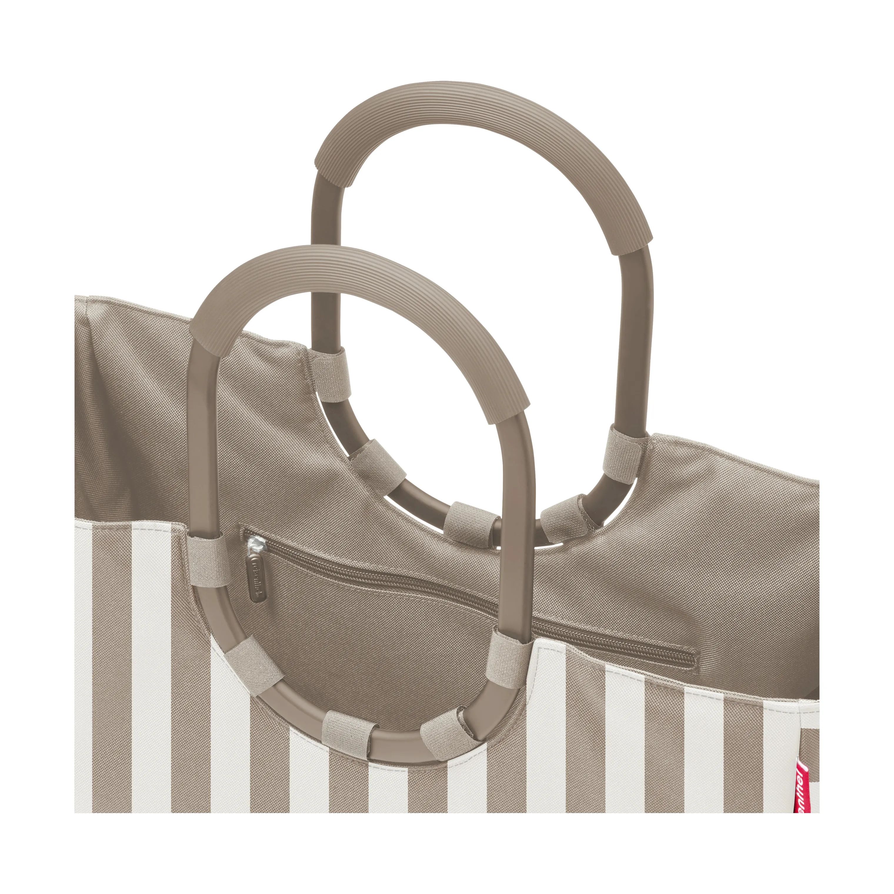 Reisenthel Indkøbskurve Loopshopper i Beige/hvid, 5