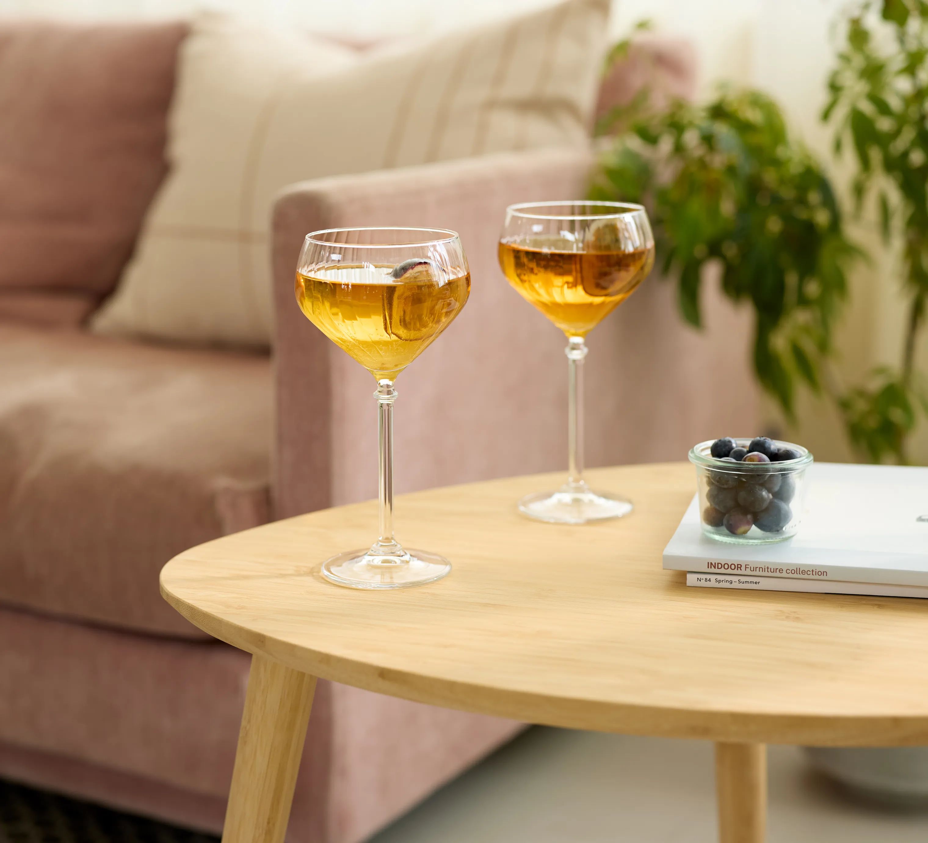CASA Living Cocktailglas Royal Coupeglas - 4 stk. i klar, 2