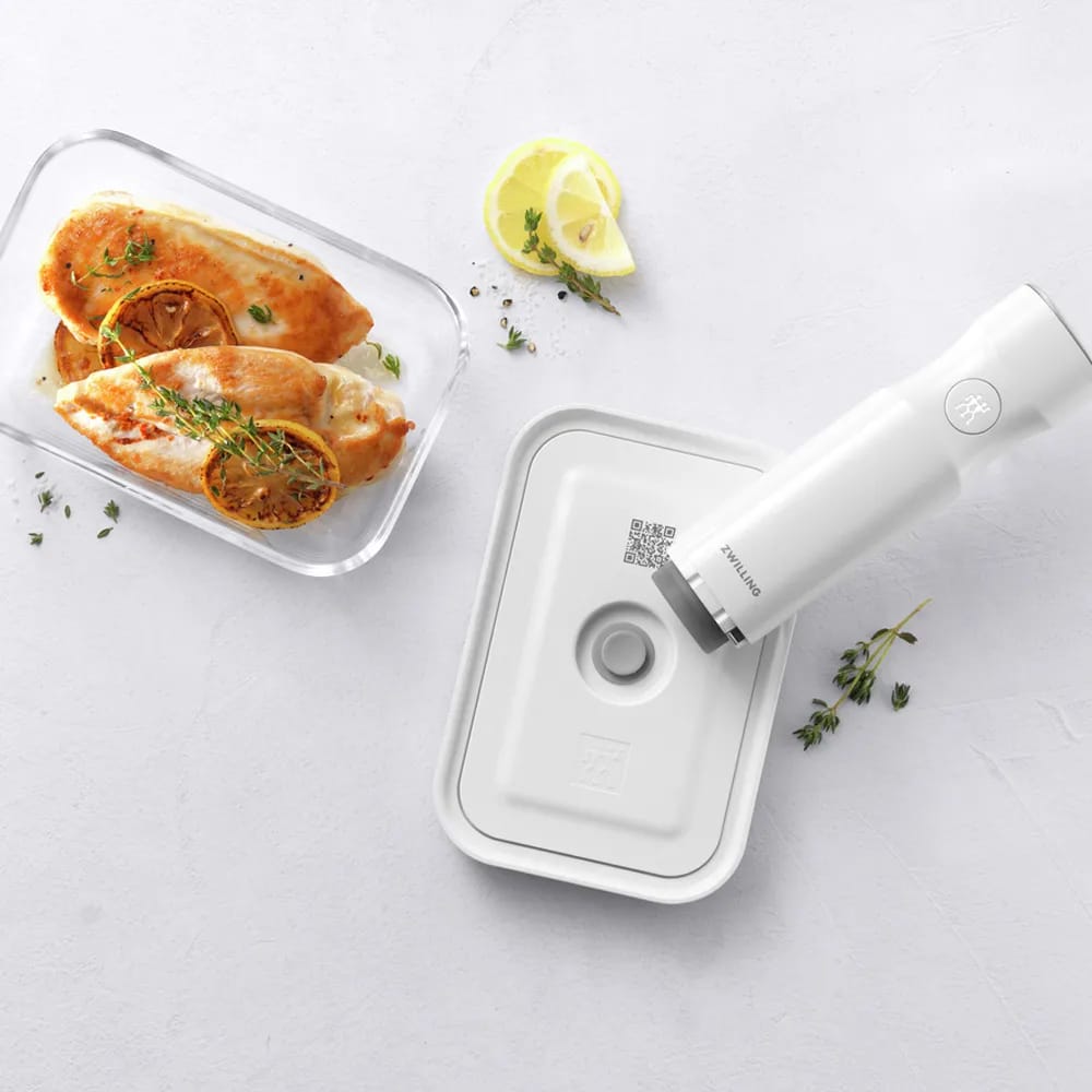 Zwilling Opbevaringsbokse Fresh & Save Vakuumboks i Grå/Klar, 2 L, 2