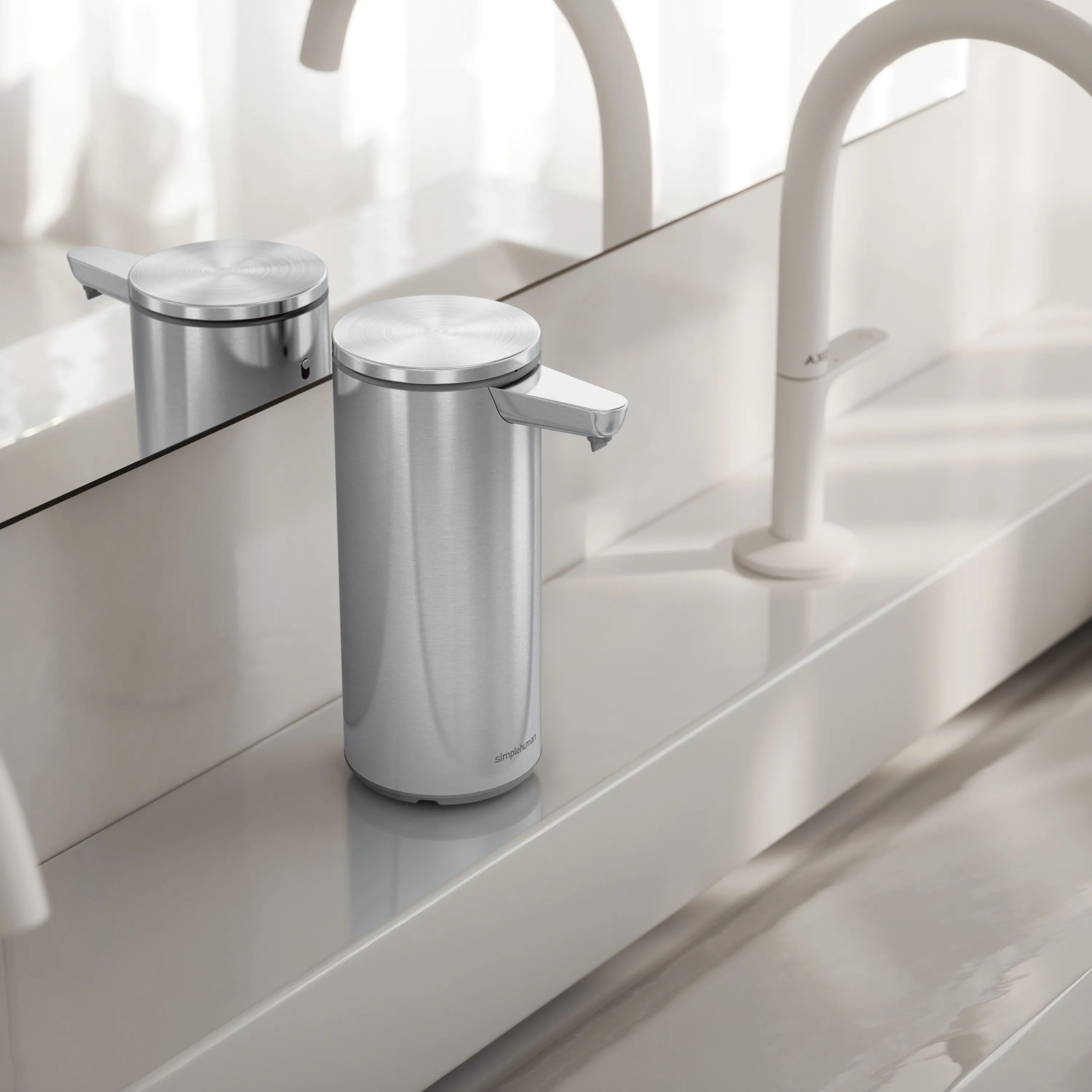 Simplehuman Sæbedispensere Sæbedispenser m. Sensor i Børstet stål, 2