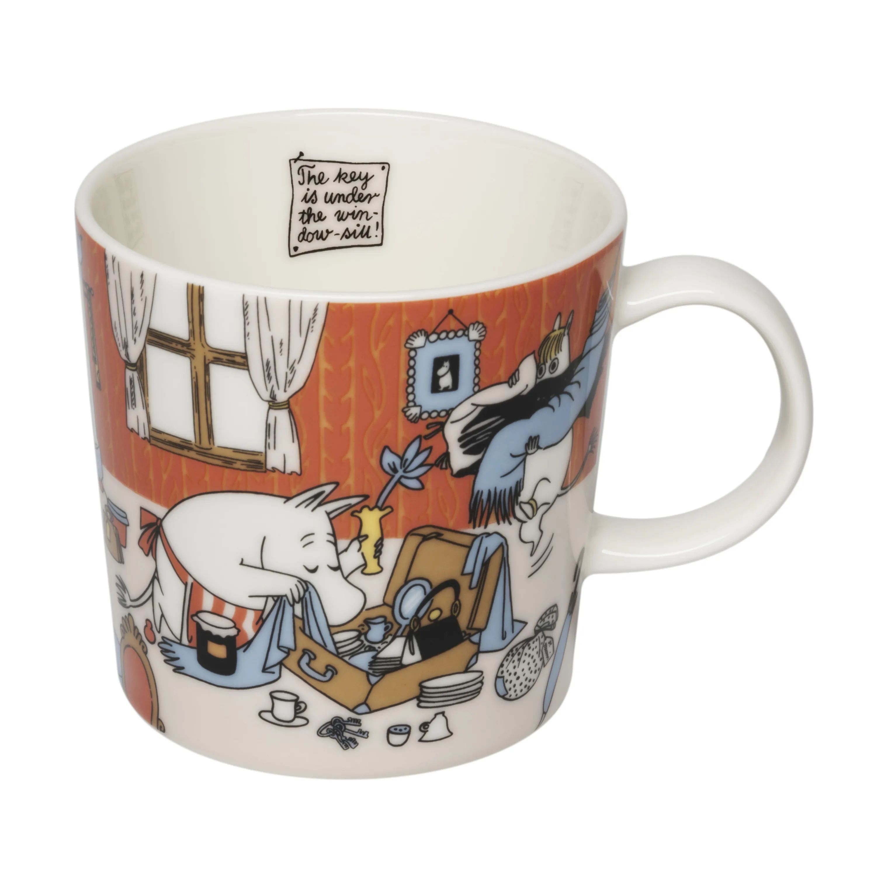 Moomin Arabia Krus og kopper med hank Krus - Ferieklar i Ferieklar, 30 cl, 7