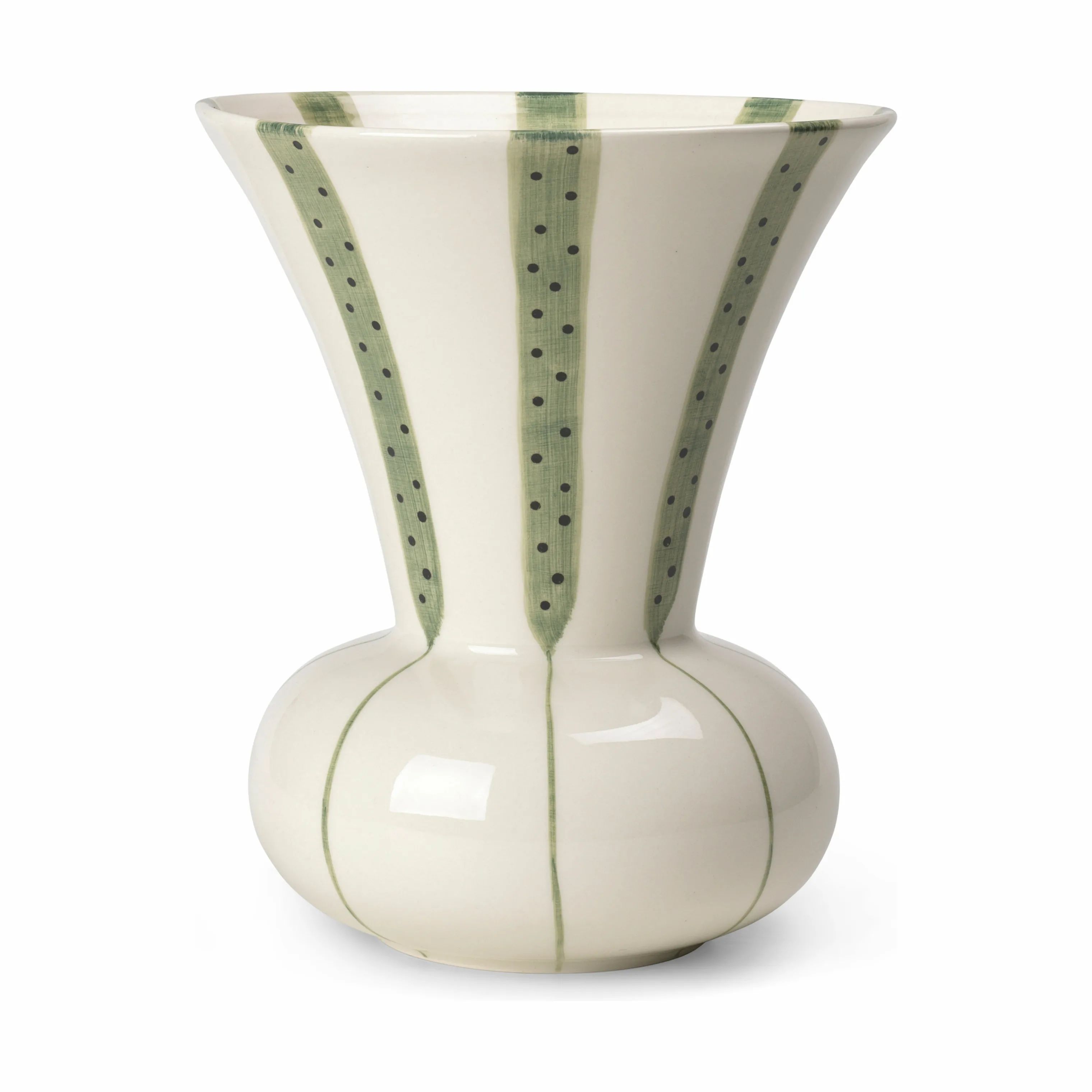 Kähler Vaser Signature Vase i grøn, 20 cm, 1