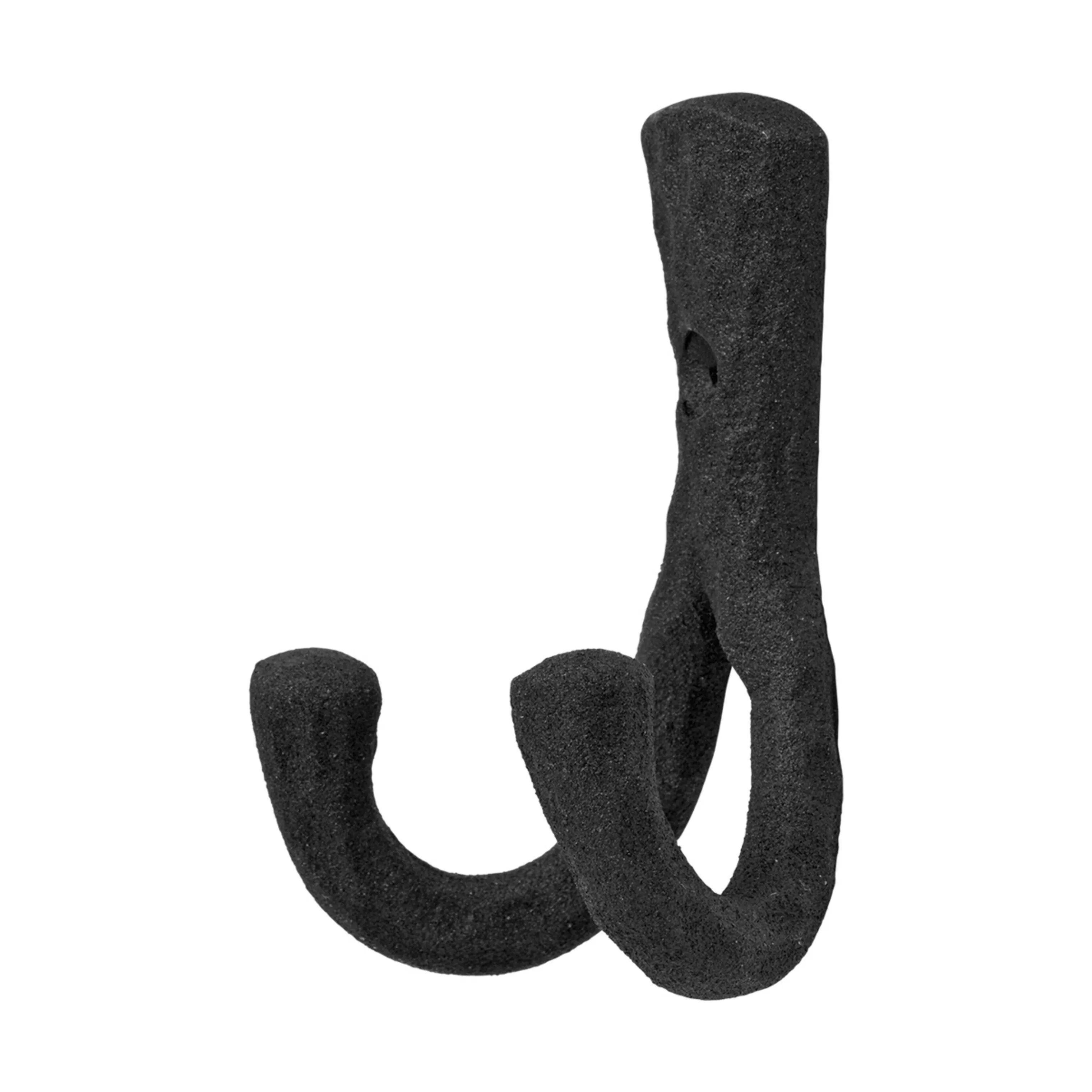 Broste Copenhagen Knager Tess Knage i Sort, H7,5 x B5 cm, 3