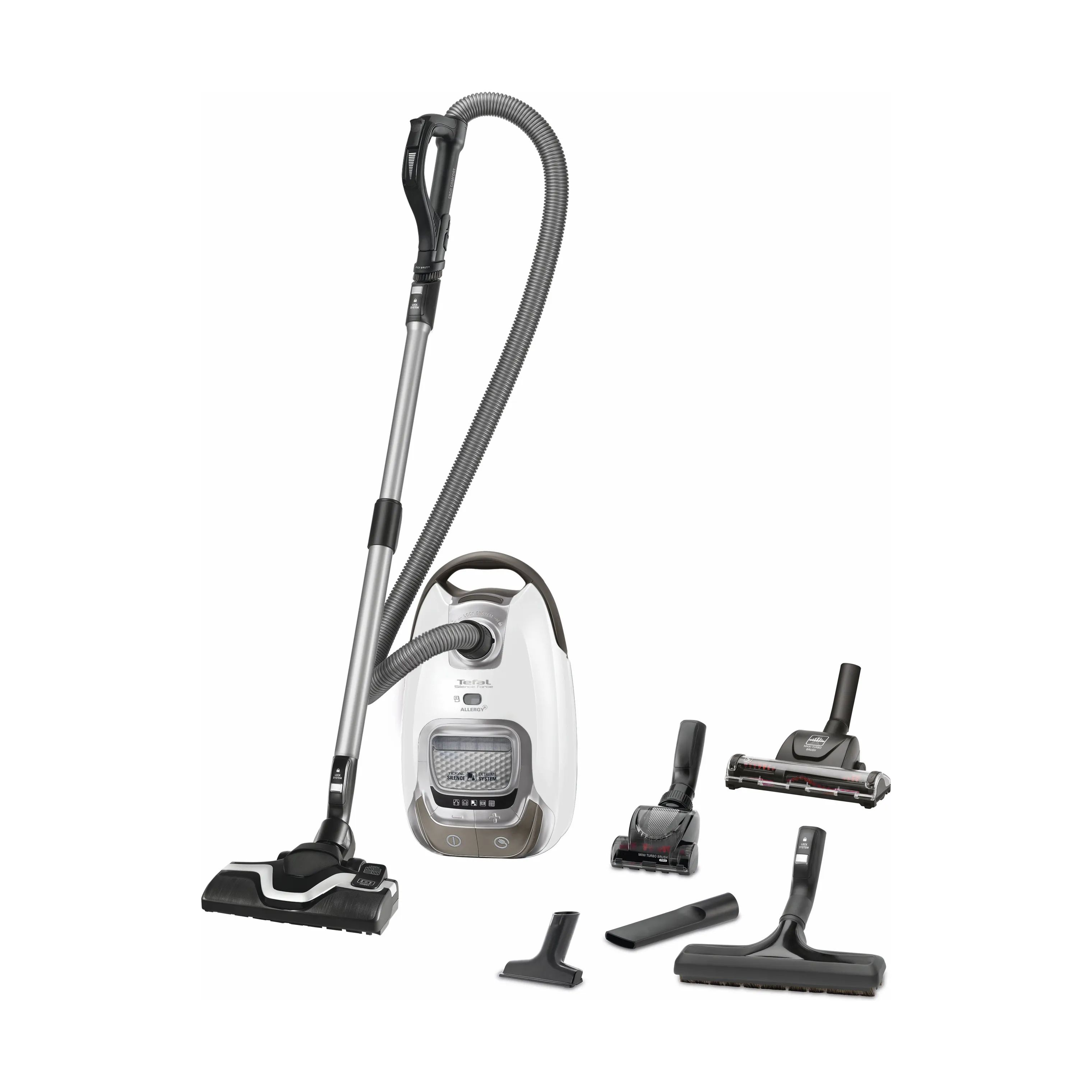Tefal Støvsugere Silence Force Total Clean Animal Støvsuger i Hvid/sølv, 4