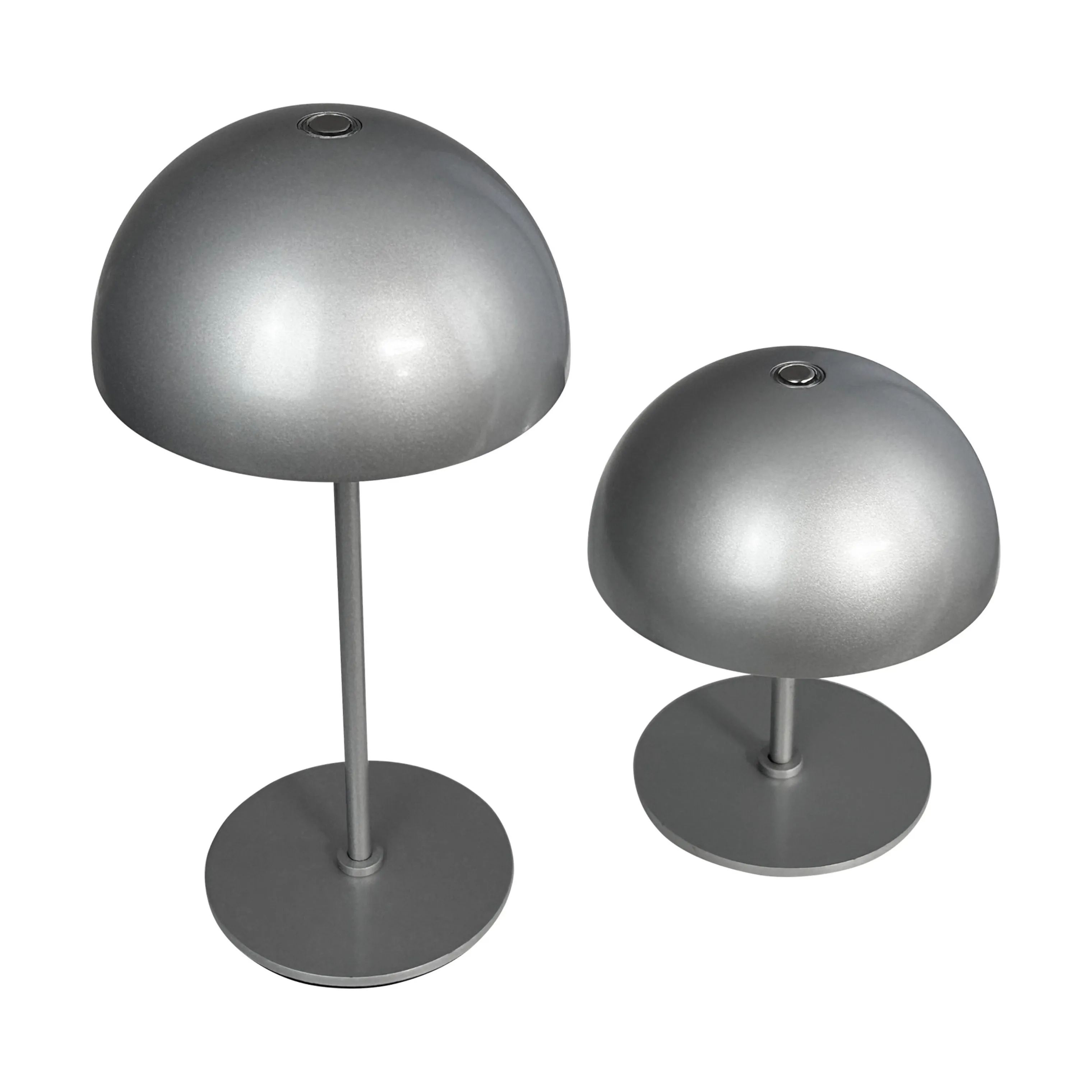 Dyberg Larsen LED-lamper Along LED-Bordlampe - 2 stk i Sølvfarvet, 3