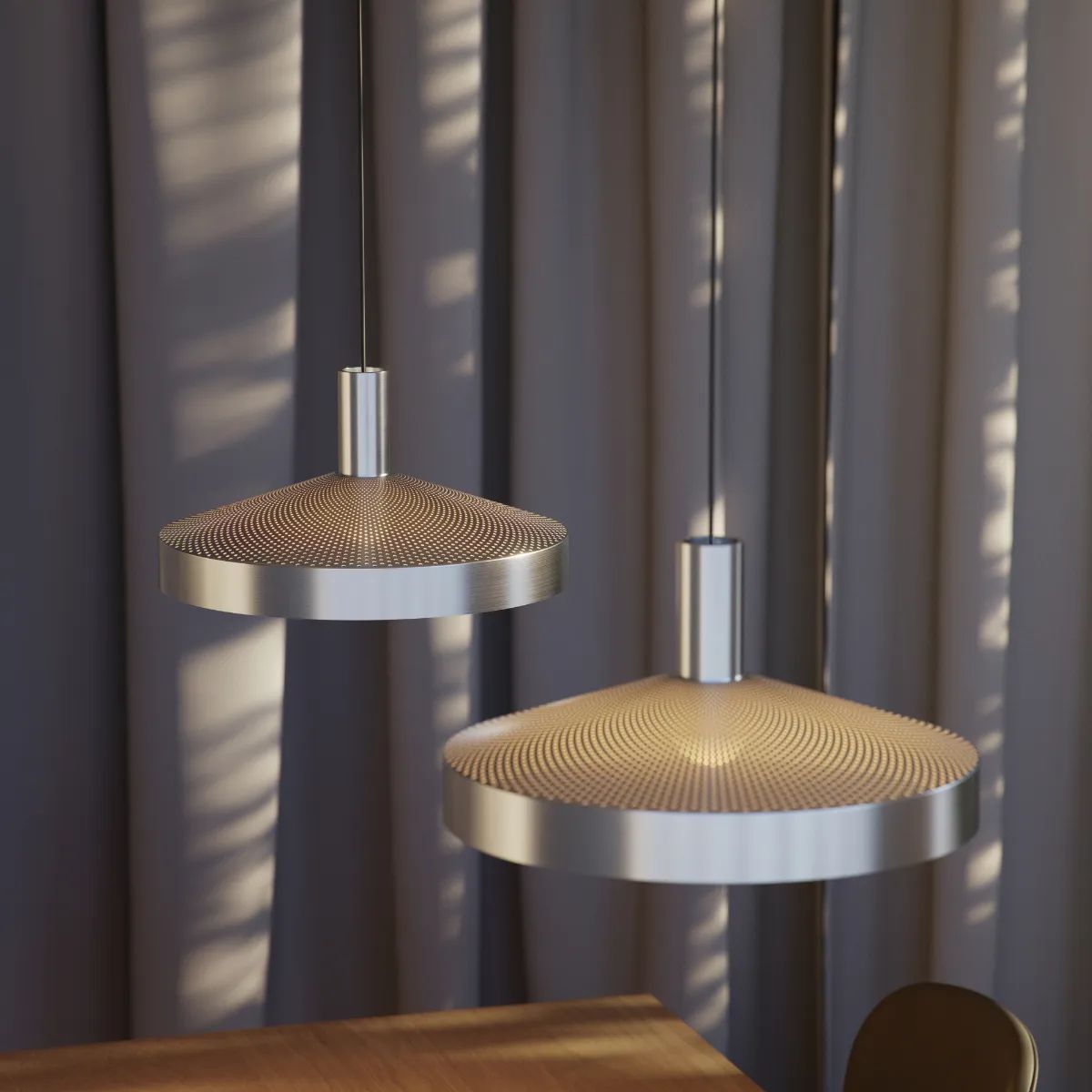 SACKit Pendler Dawn Pendel i Sølv, 40 cm, 2
