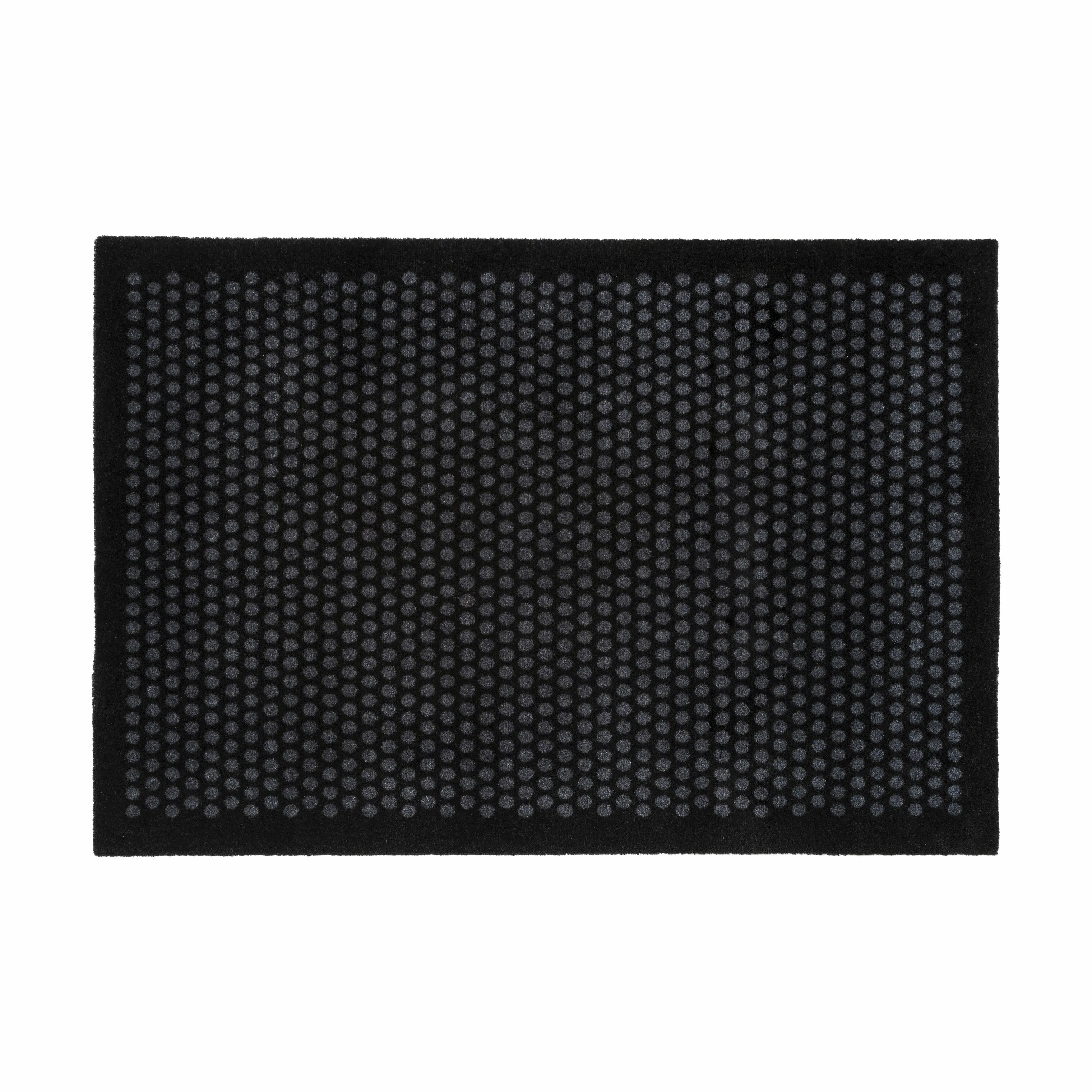 Tica Copenhagen Gulvtæpper Dot Gulvtæppe i Sort/grå, B90 x L130 cm, 1