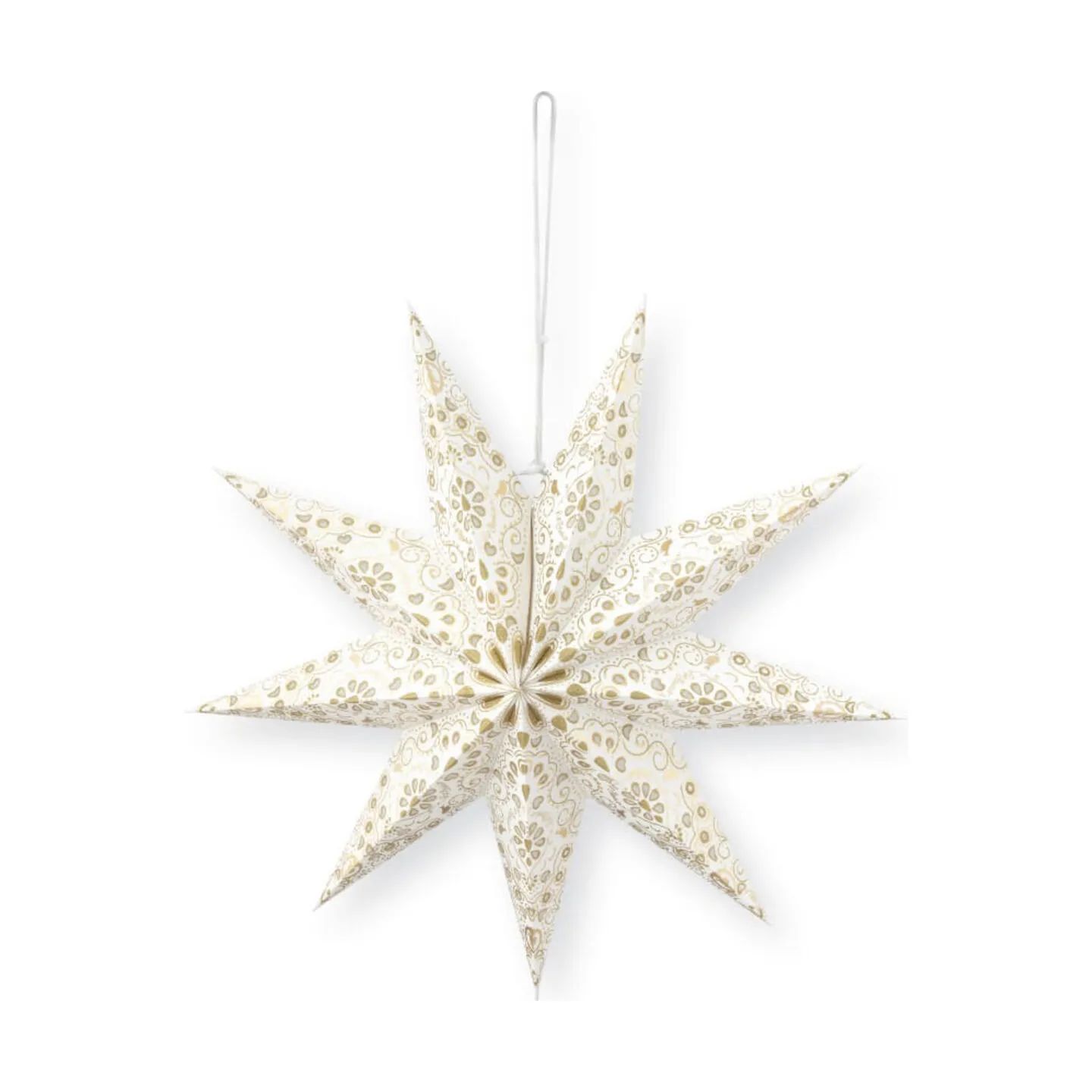 PIP Studio Juleophæng Royal Winter White Julestjerne i Creme, 60 cm, 1