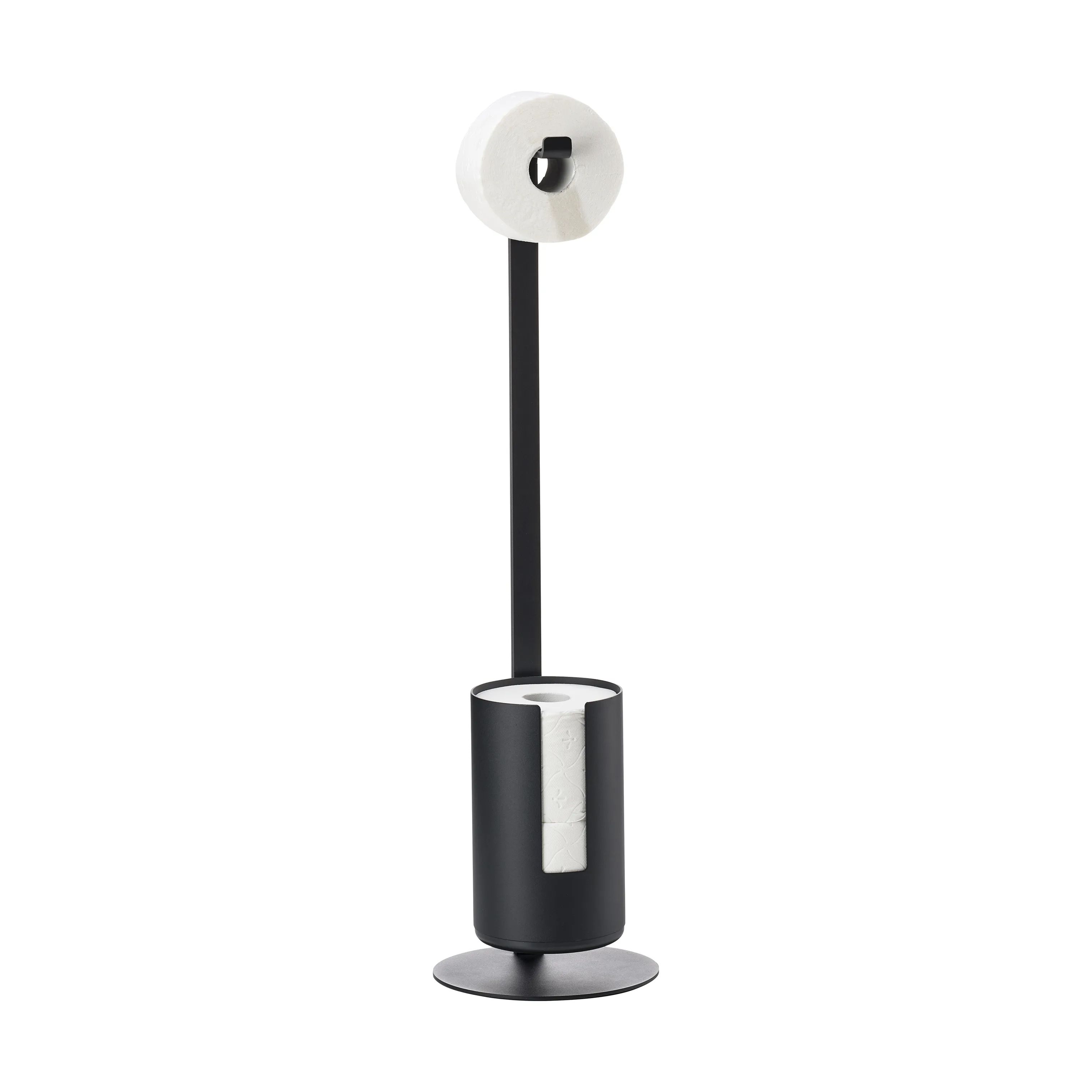 Zone Tilbehør til bad Rim Toiletrulleholder i Sort, 4