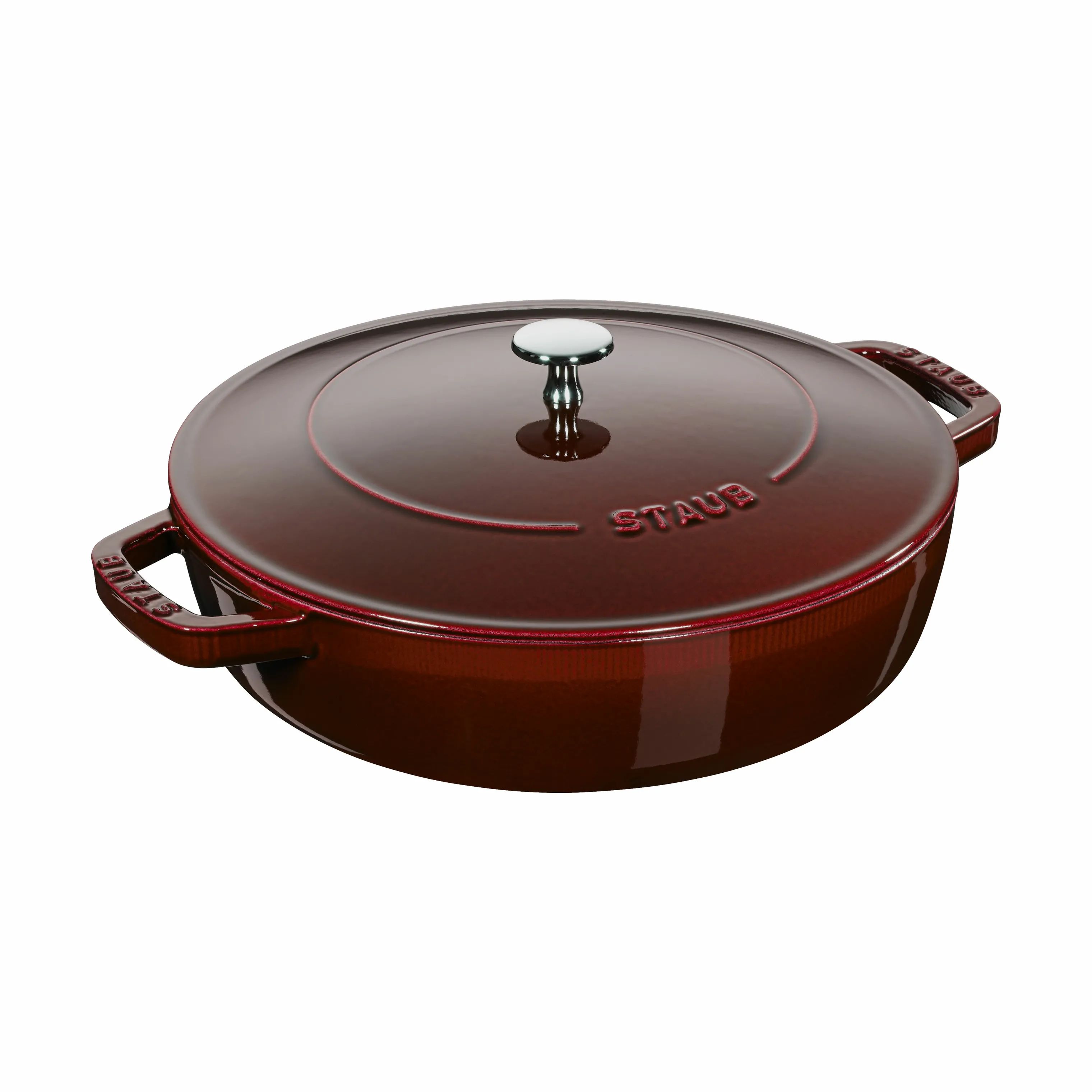 Staub Sauterpander Braisers Chistera Sauterpande i Grenadine, 28 cm, 1