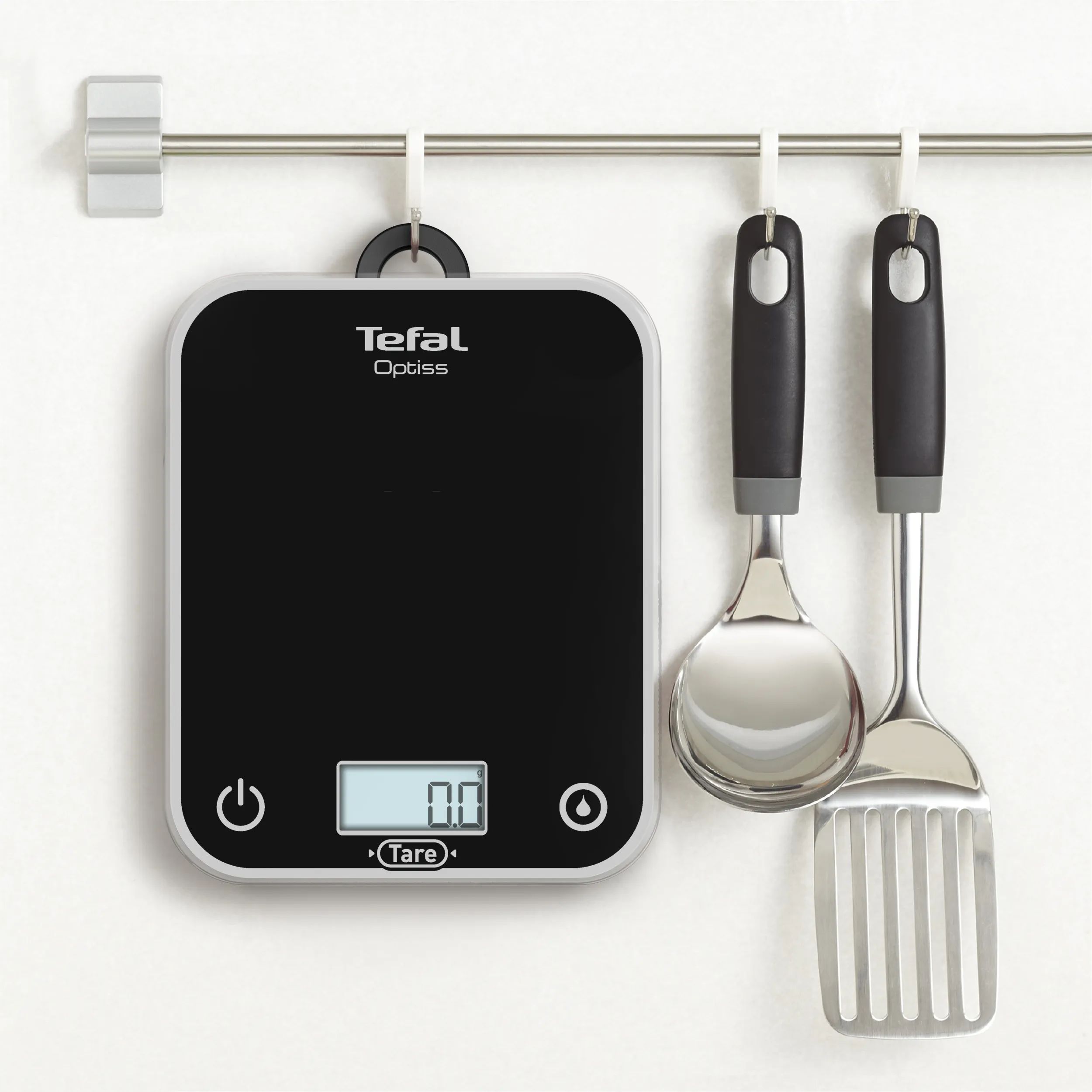 Tefal Bagevægte Køkkenvægt Optiss i Sort, 2