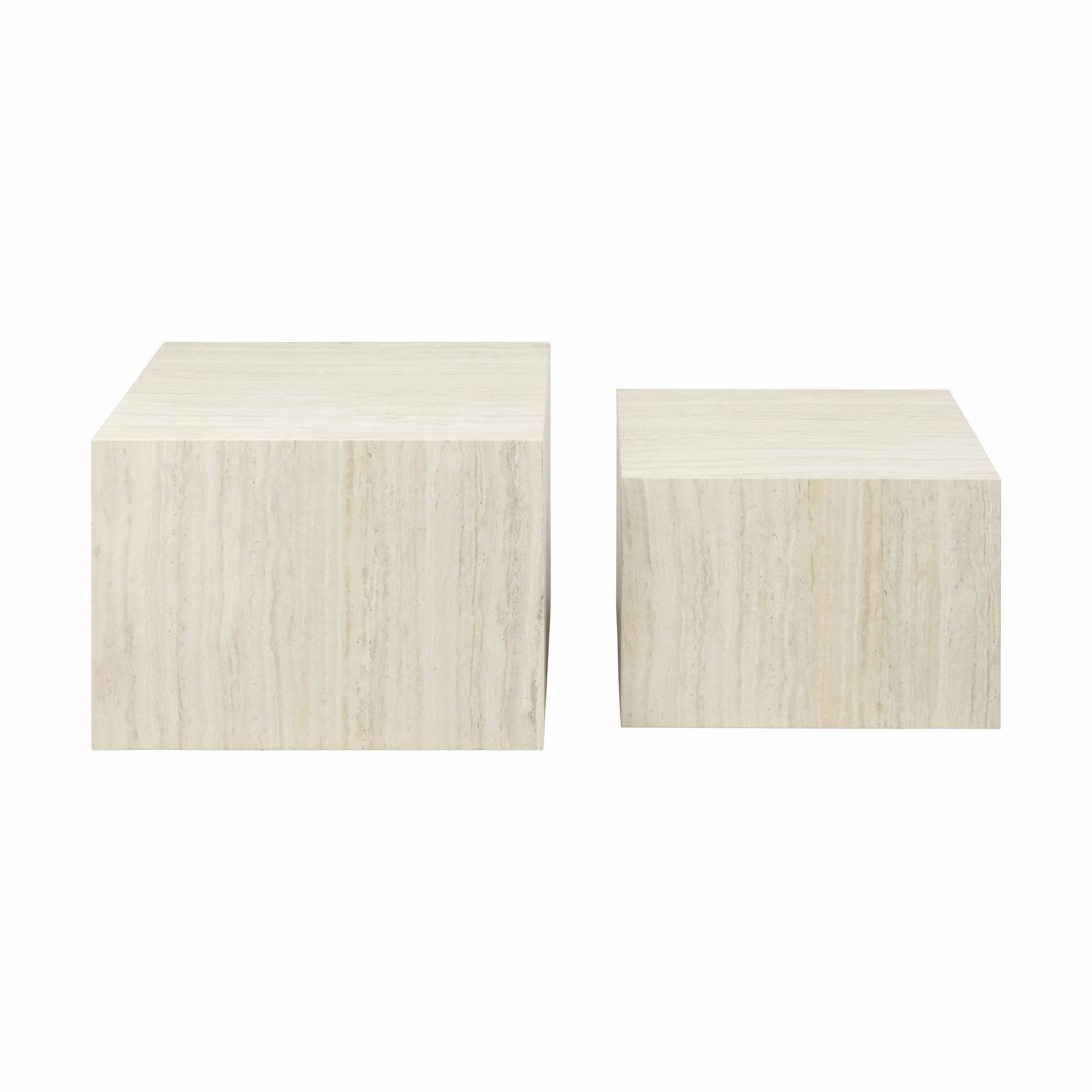 CASA Living Sofaborde Dice Sofabordssæt - 2 stk i Beige, 1
