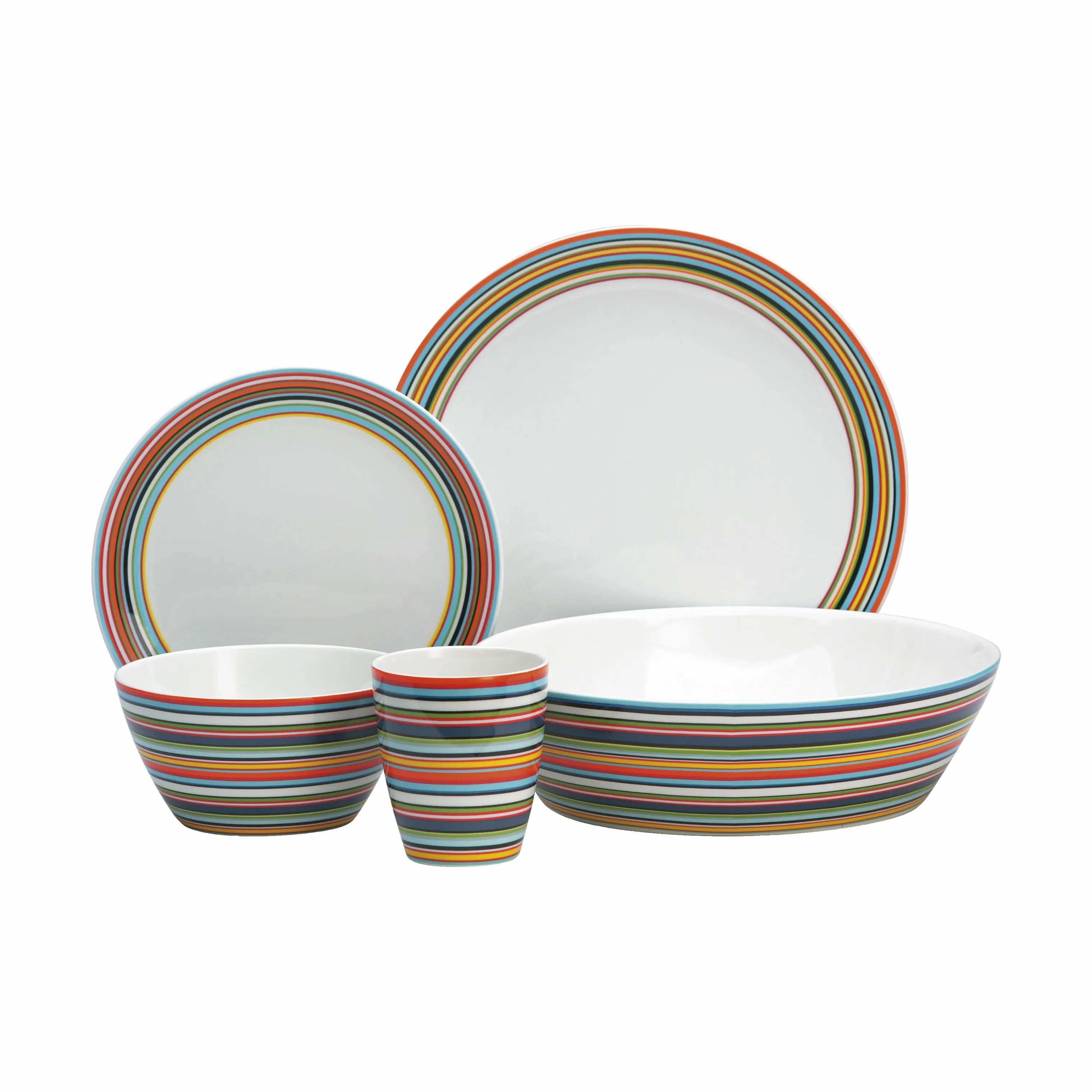 Iittala Frokosttallerkener Origo Tallerken i Orange, 4
