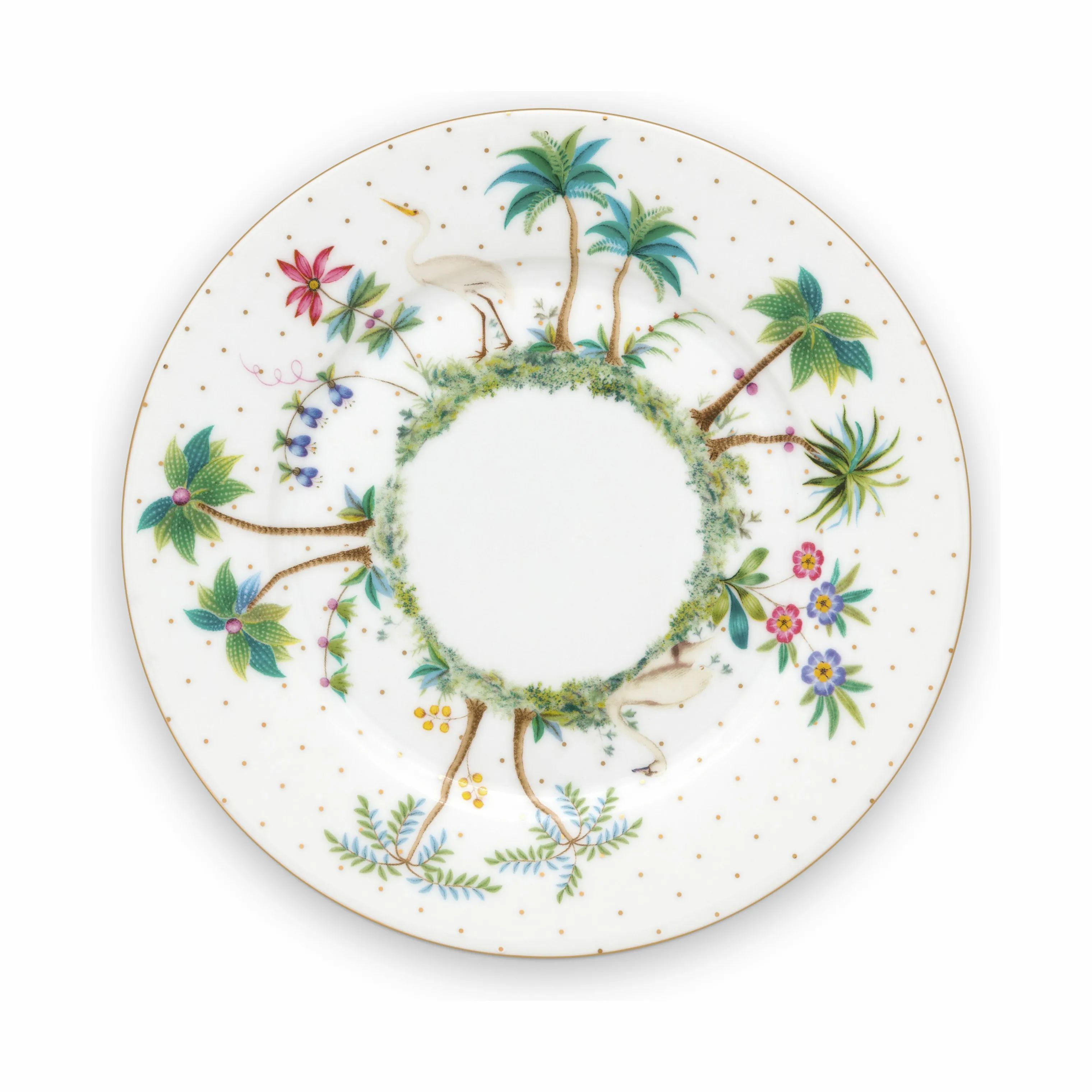 PIP Studio Frokosttallerkener Jolie Dots Tallerken i White, 17,4 cm, 1