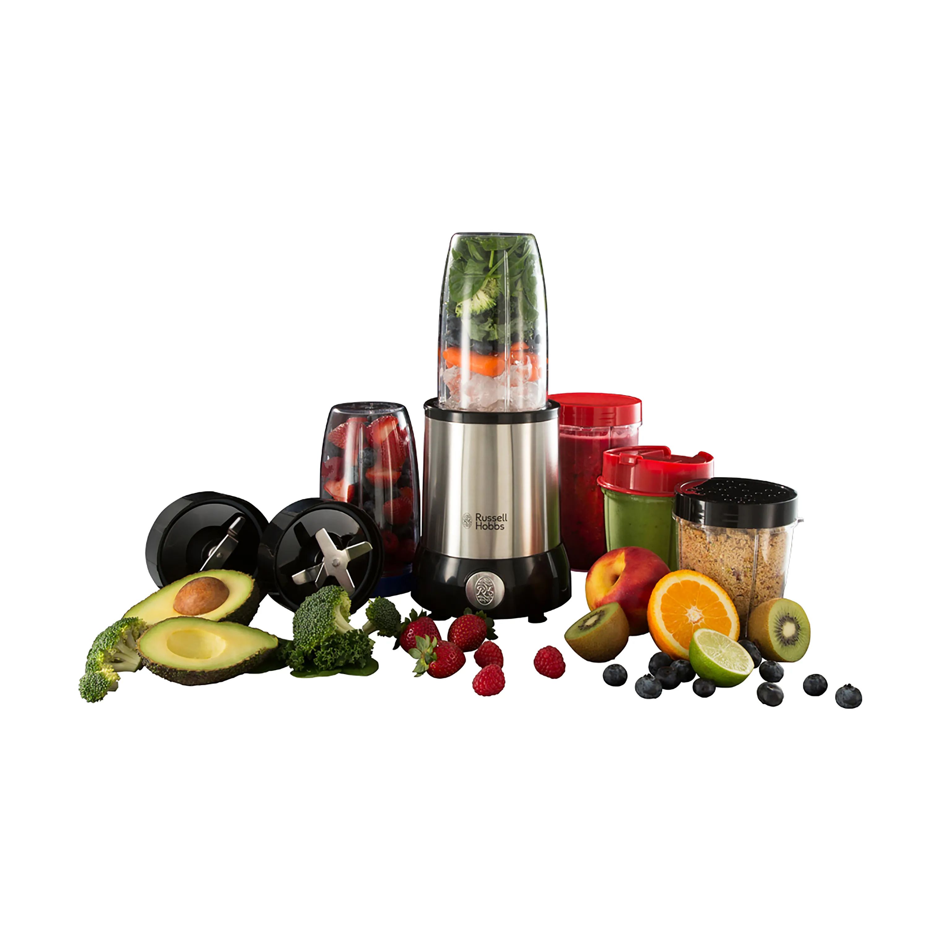 Russell Hobbs Blendere Nutriboost Multiblender - 12 dele i sølvfarvet, 4