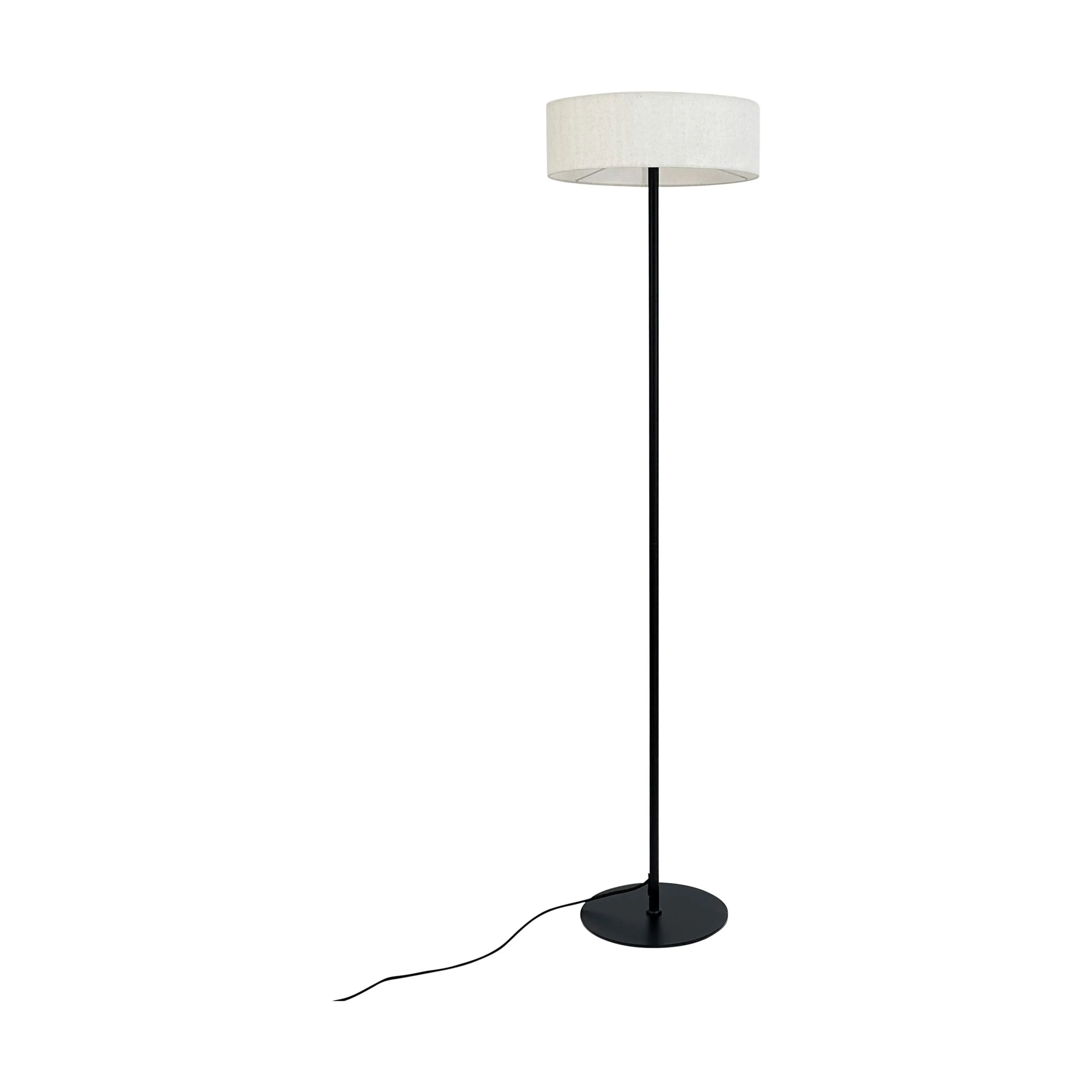 Dyberg Larsen Gulvlamper Calix Gulvlampe i Natur/ Sort, 1
