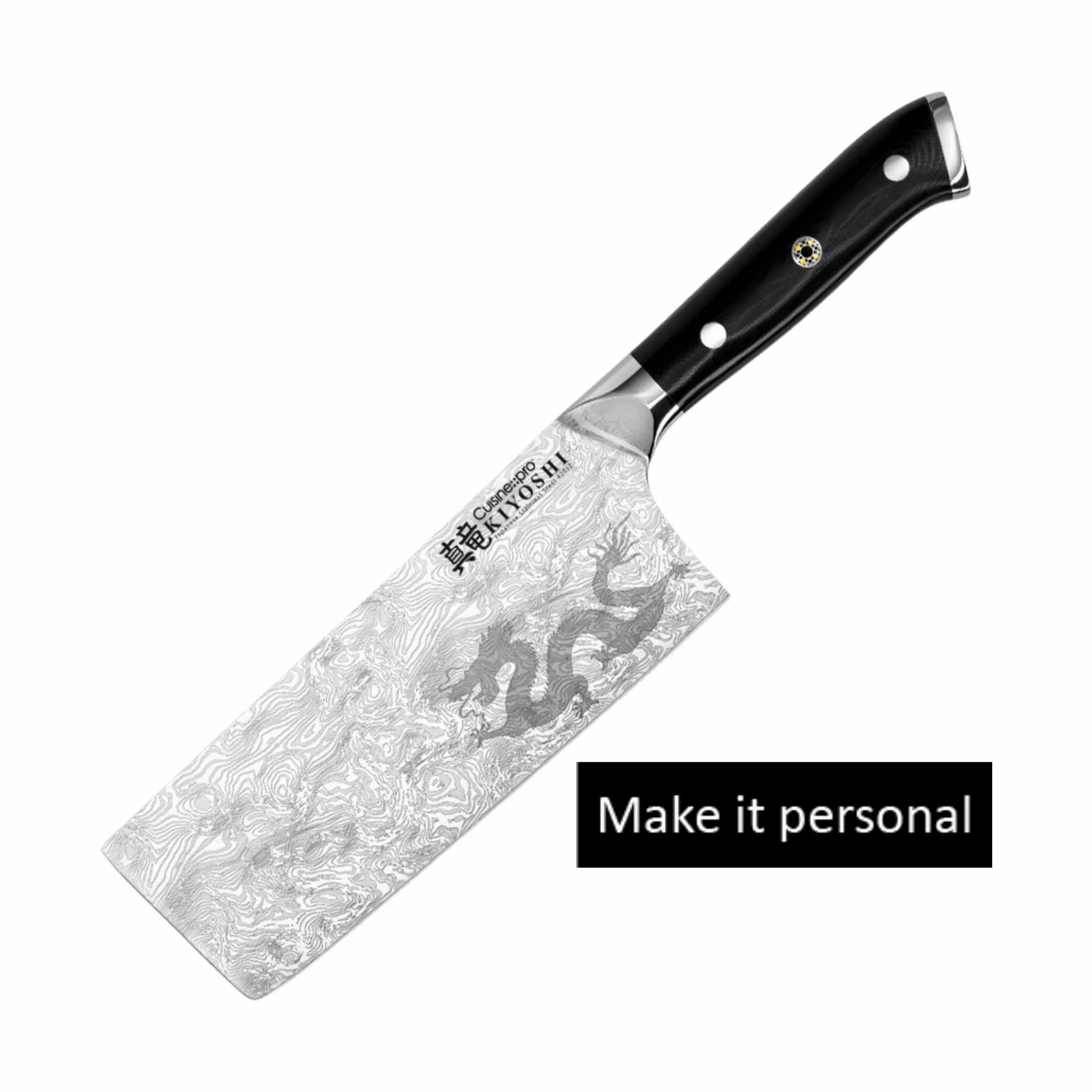 THE CUSTOM CHEF™ Kokkeknive Cuisine::pro®
KIYOSHI™ Cuisine::pro KIYOSHI™ Kødøkse i Sølvfarvet/sort, 1
