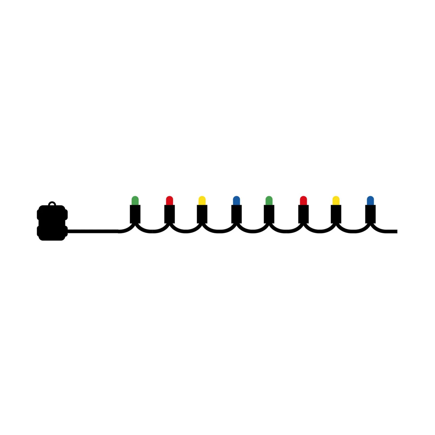 Sirius Lyskæder Easy-Line Batteri LED Lyskæde i 7,9 meter, 1