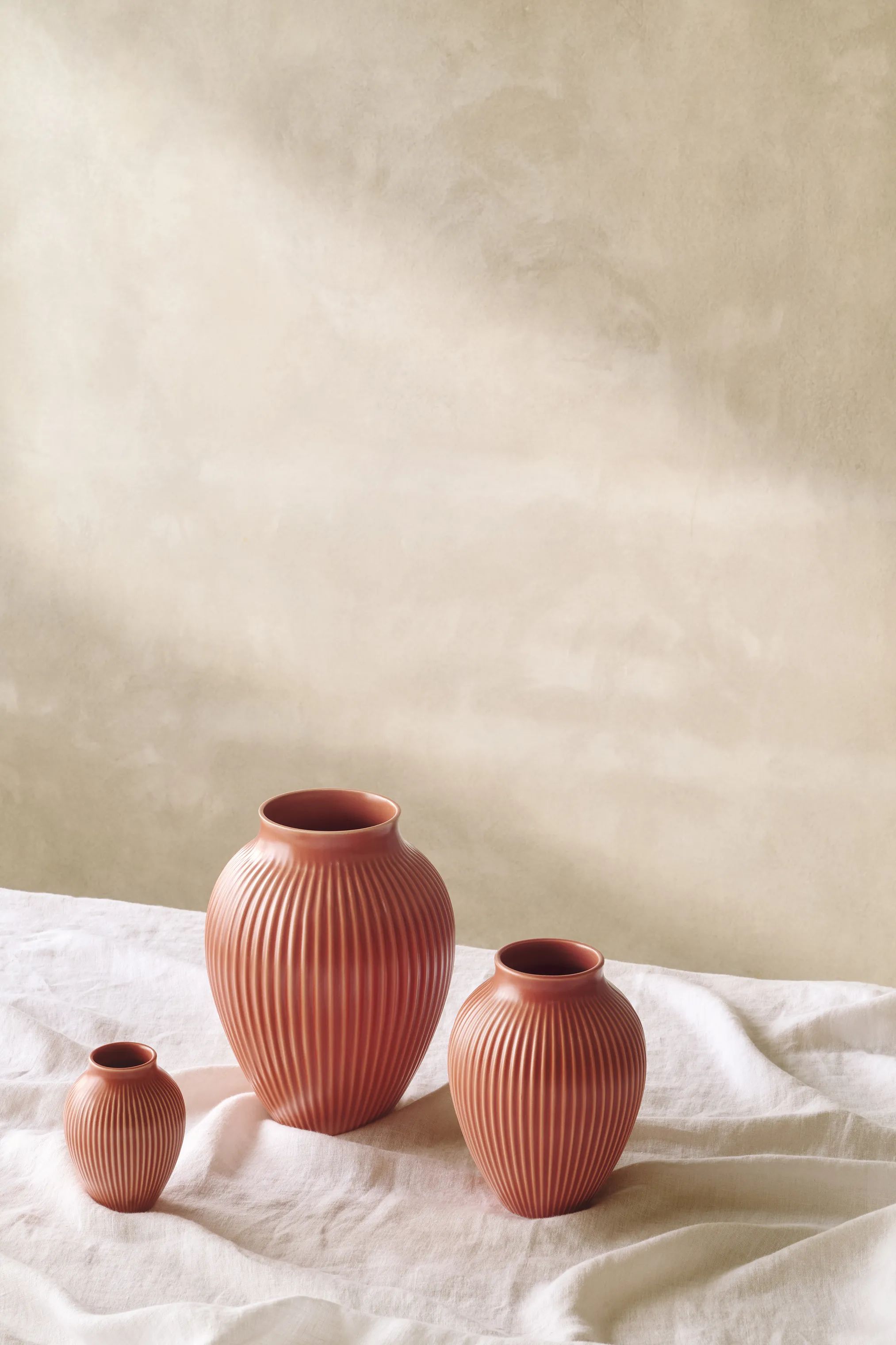 Knabstrup Keramik Vaser Knapstrup Vase i Koral, 20 cm, 2