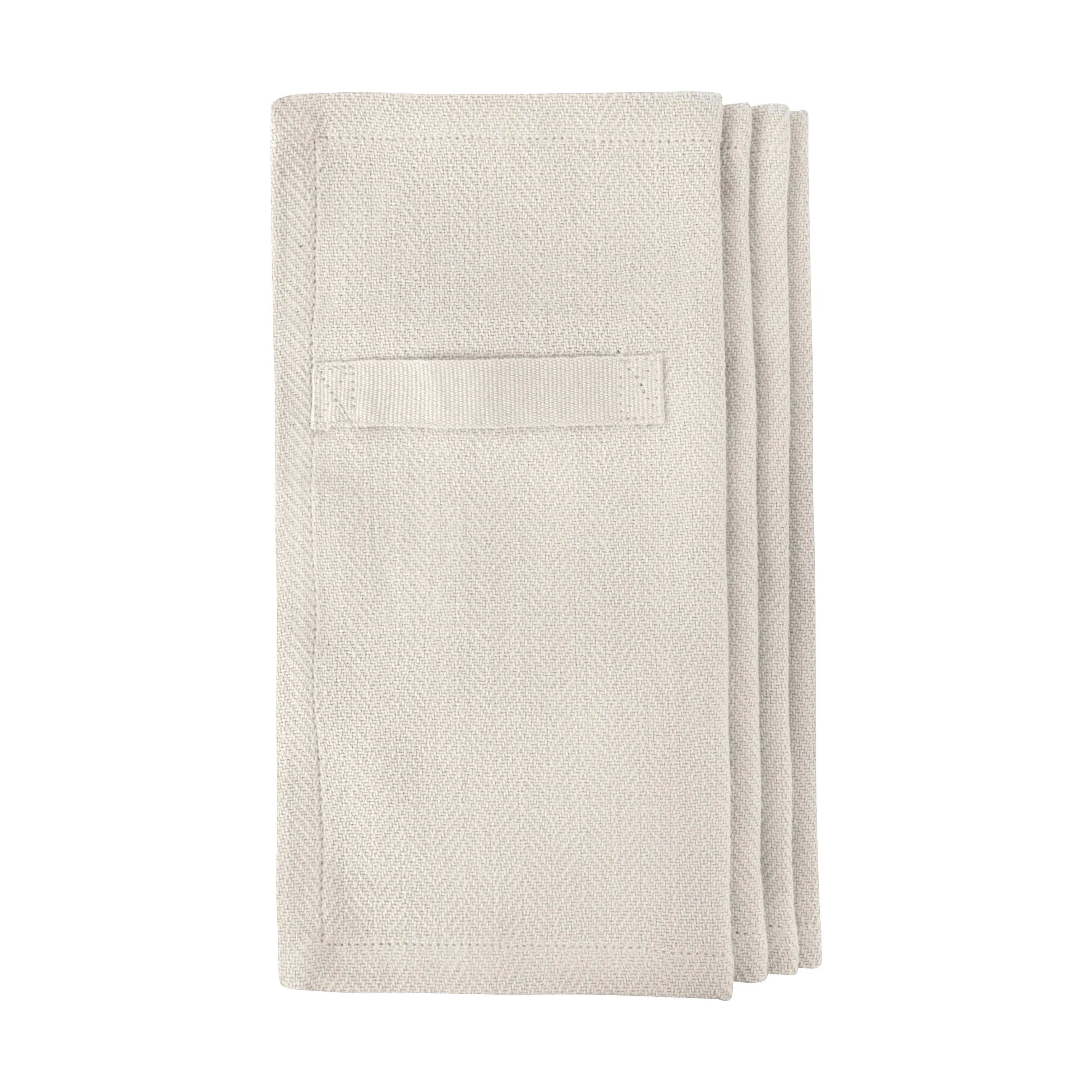 The Organic Company Stofservietter Stofserviet - 4 stk. i Beige, 1