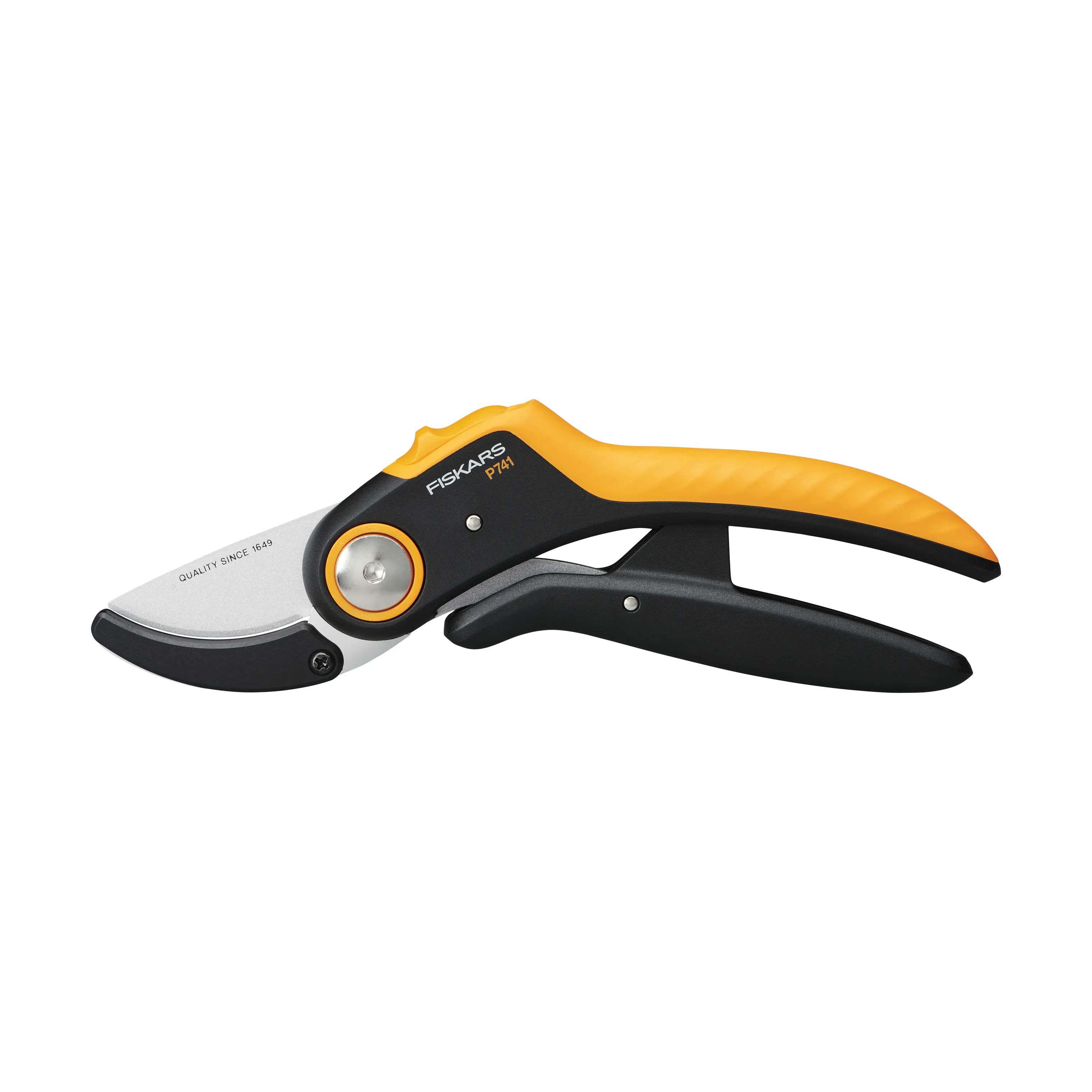 Fiskars Haveredskaber Plus PowerLever Beskæresaks P741 i Sort/orange, 1