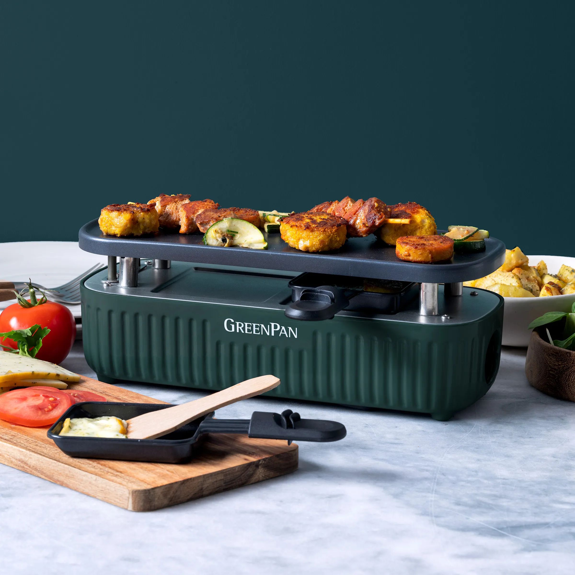 Greenpan Bordgrill Switch Bordgrill i Grøn, 7