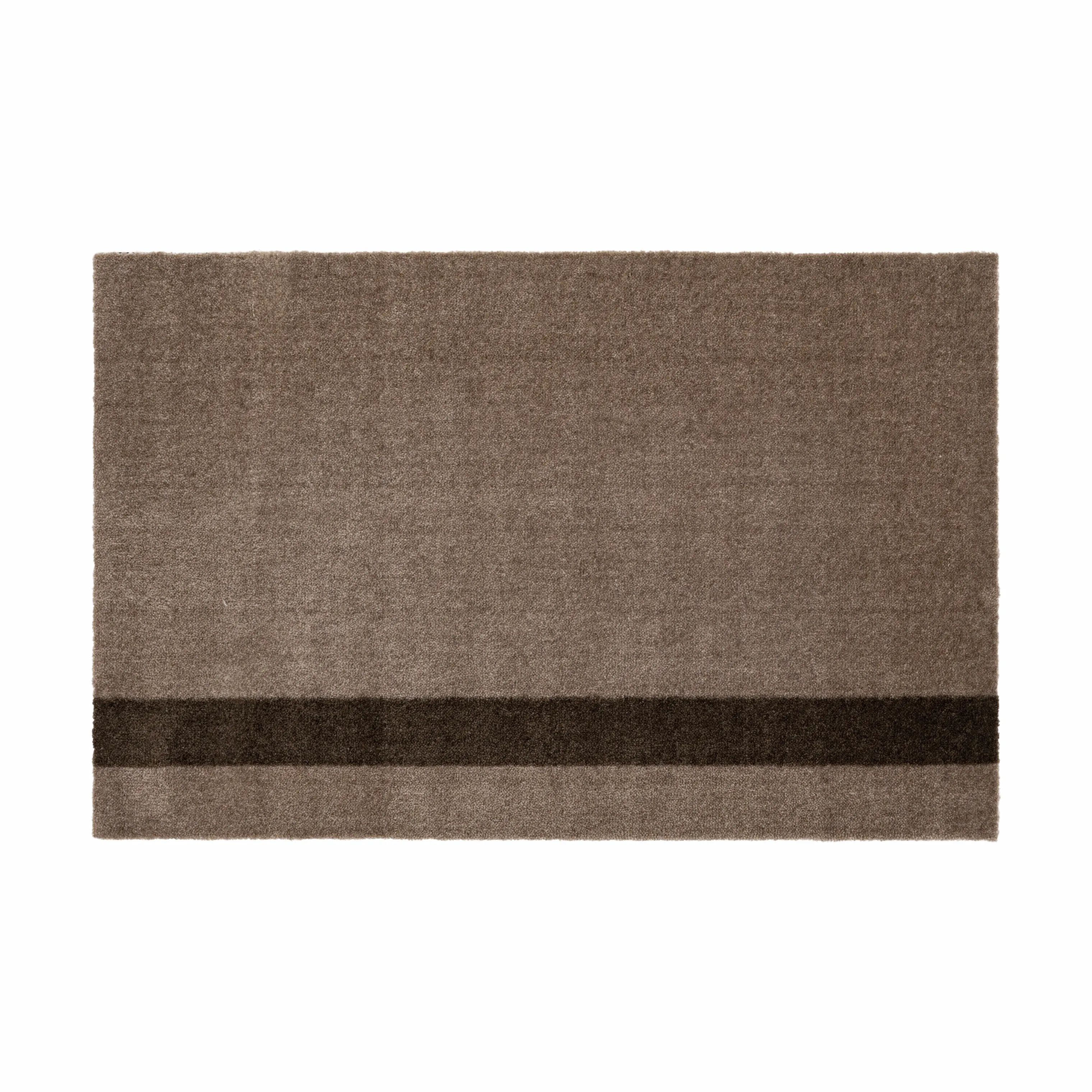 Tica Copenhagen Dørmåtter Stripes Vertikal Gulvmåtte i Sand/brun, B60 x L90 cm, 1