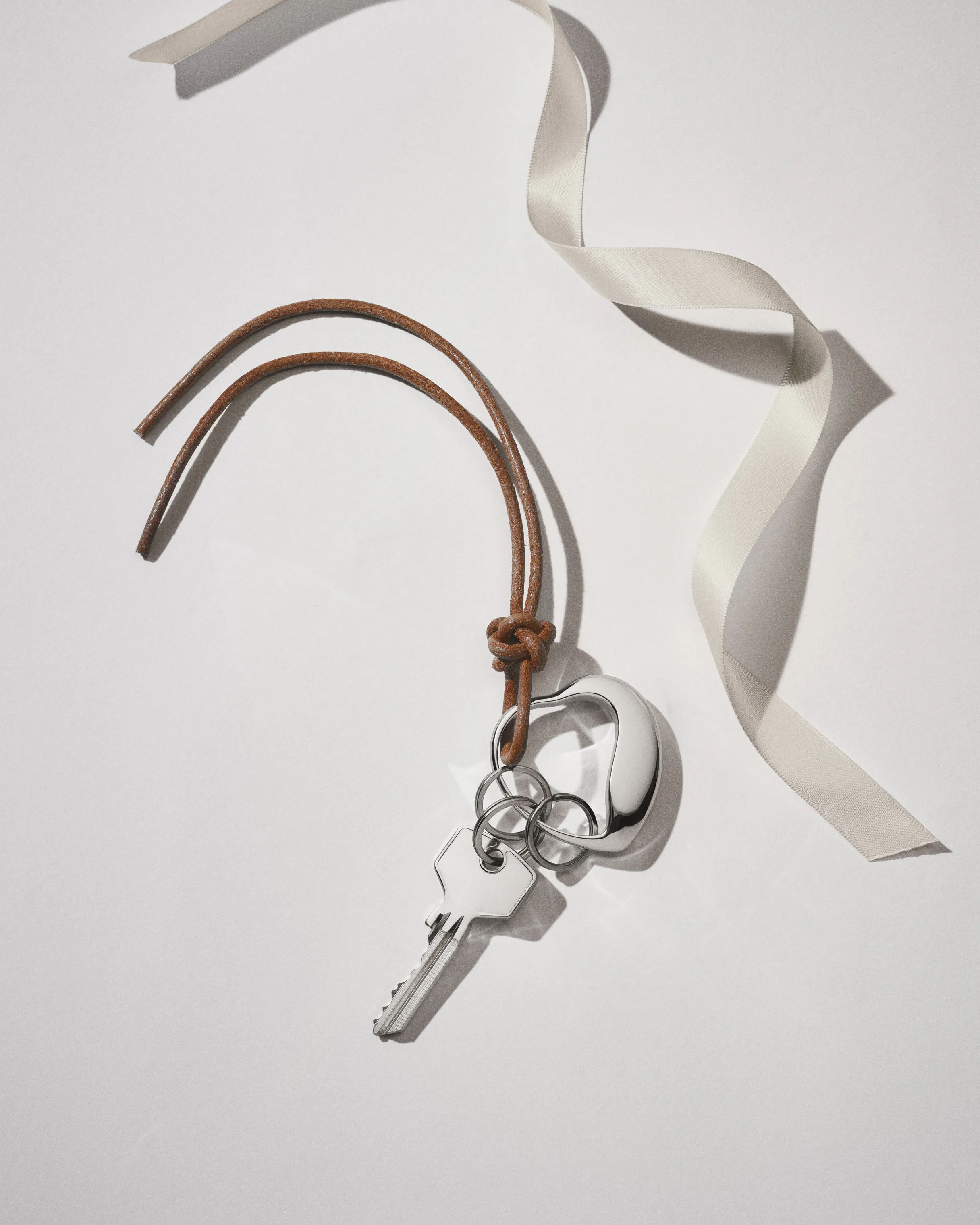Georg Jensen Øvrigt interiør Heart Nøglering i Sølv, 2