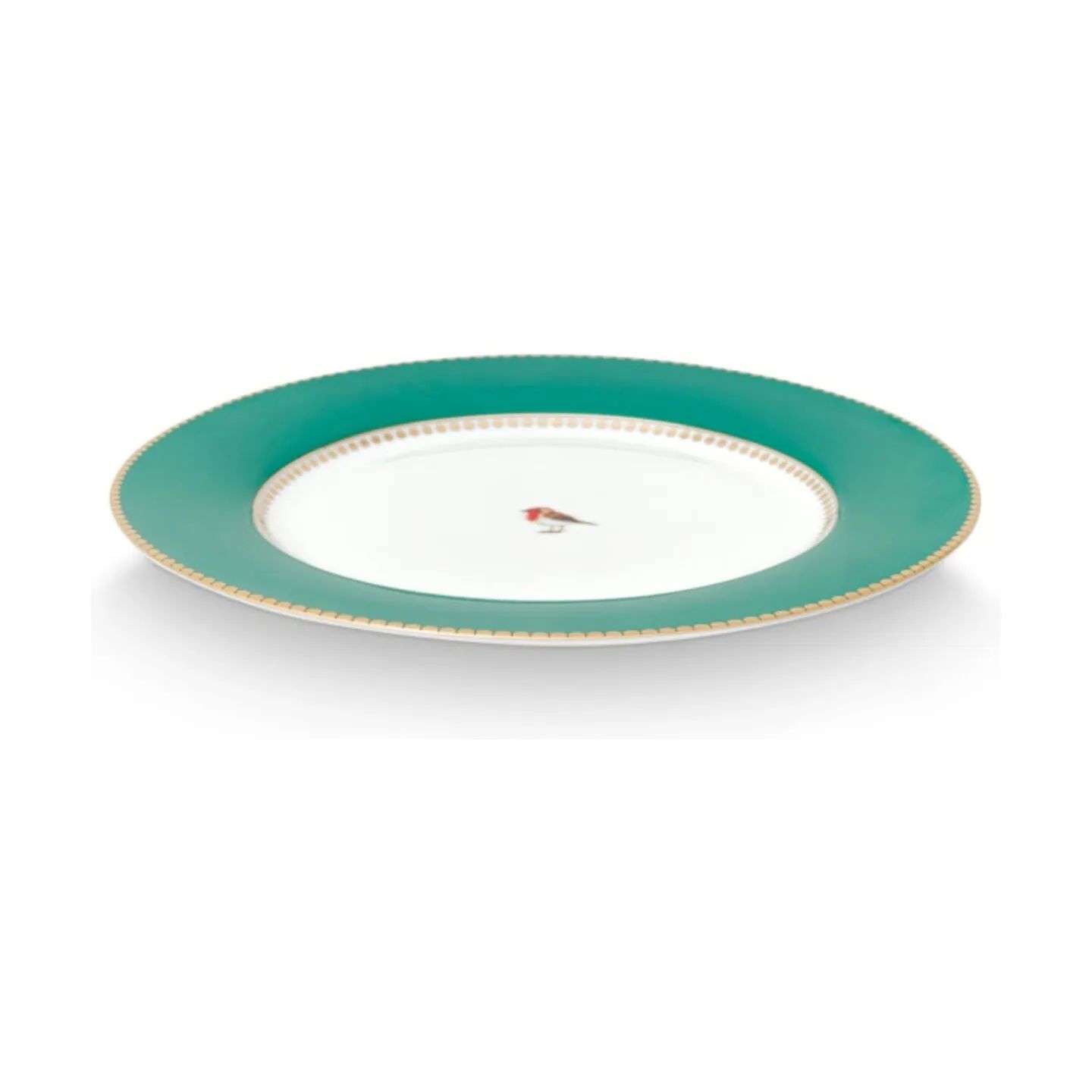 PIP Studio Middagstallerkener Love Birds Tallerken i Grøn, 21 cm, 4